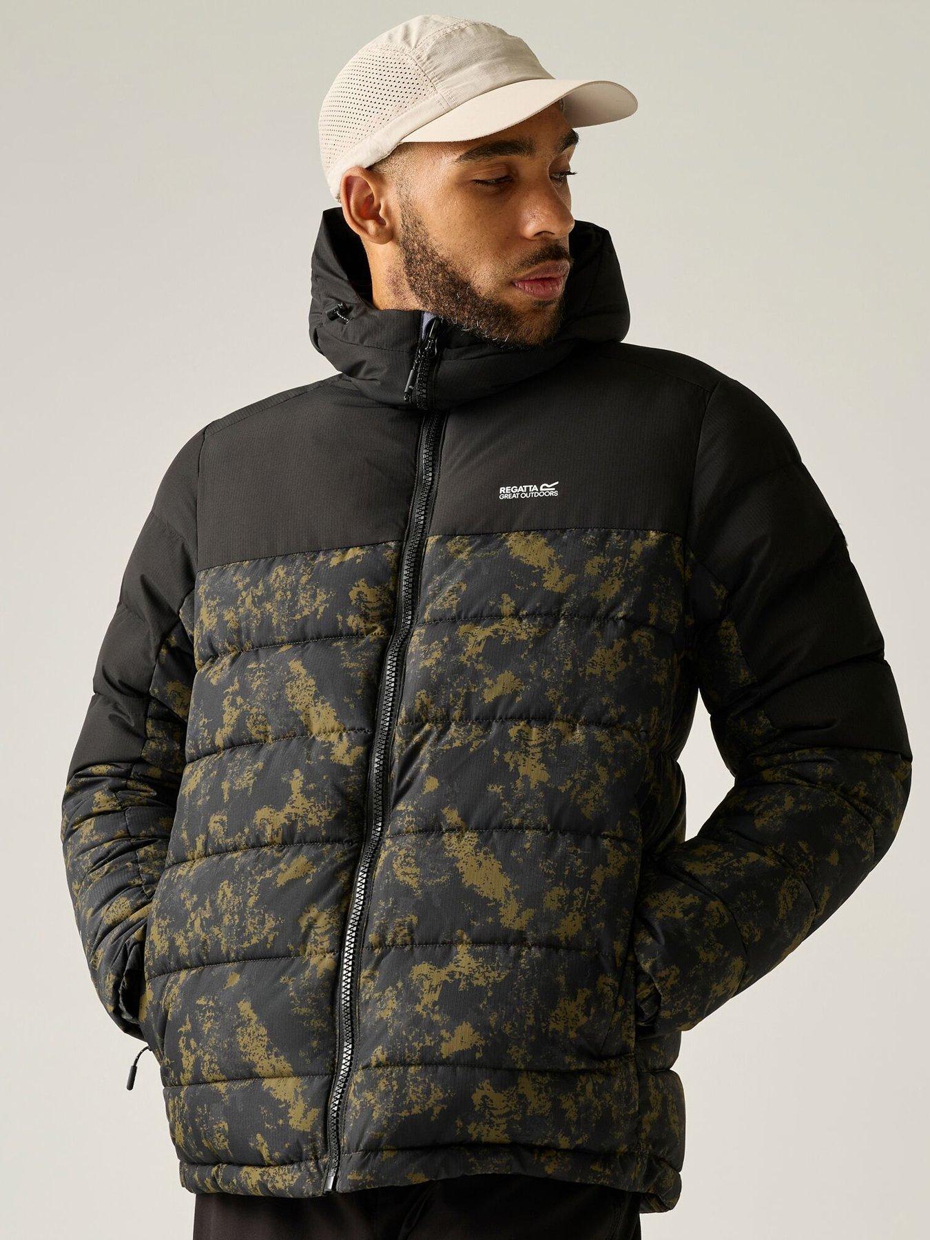 Image 4 of 7 of Regatta Mens Aldthorn Baffled/quilted -textured Print/black.