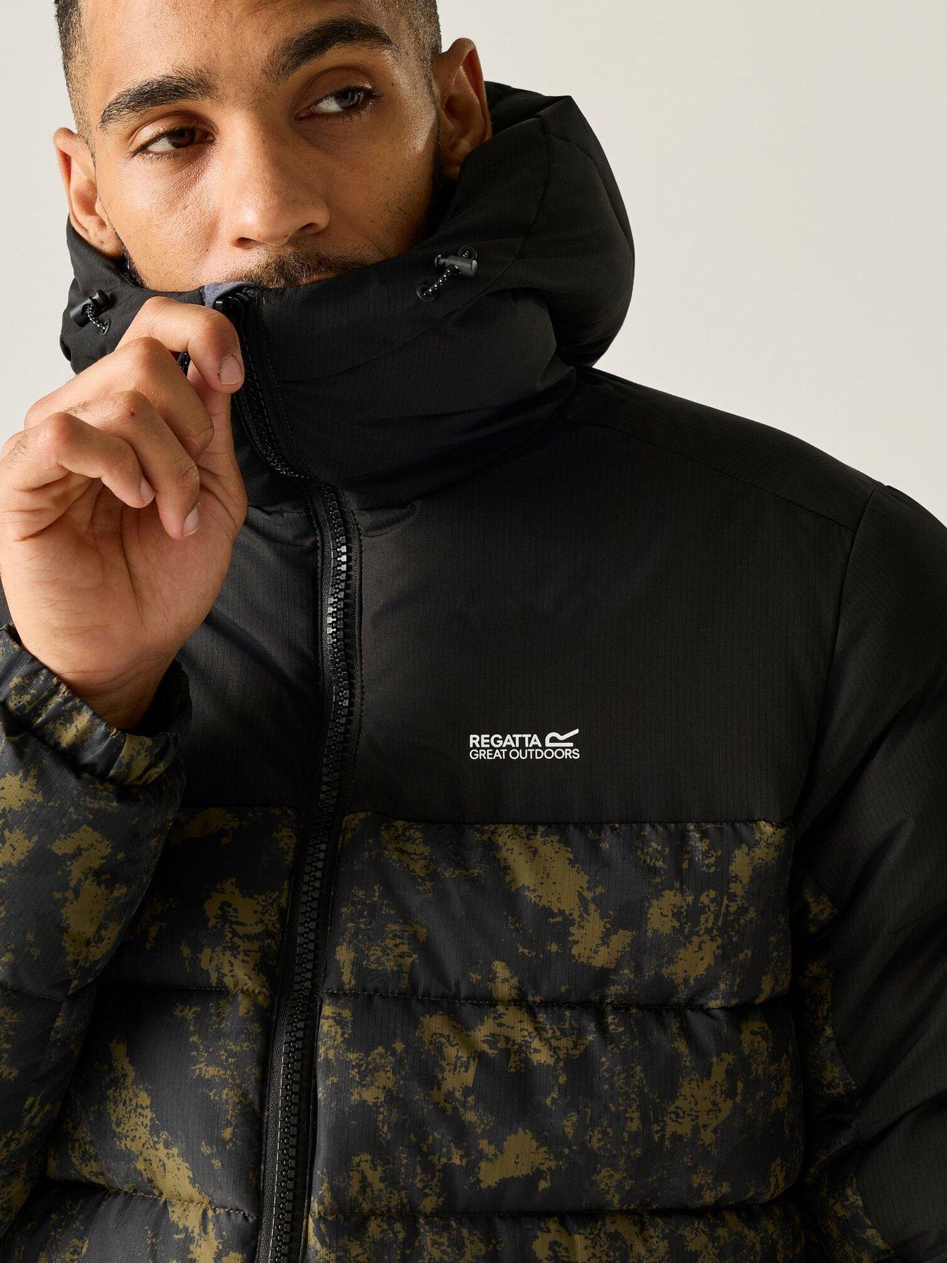 Image 6 of 7 of Regatta Mens Aldthorn Baffled/quilted -textured Print/black.