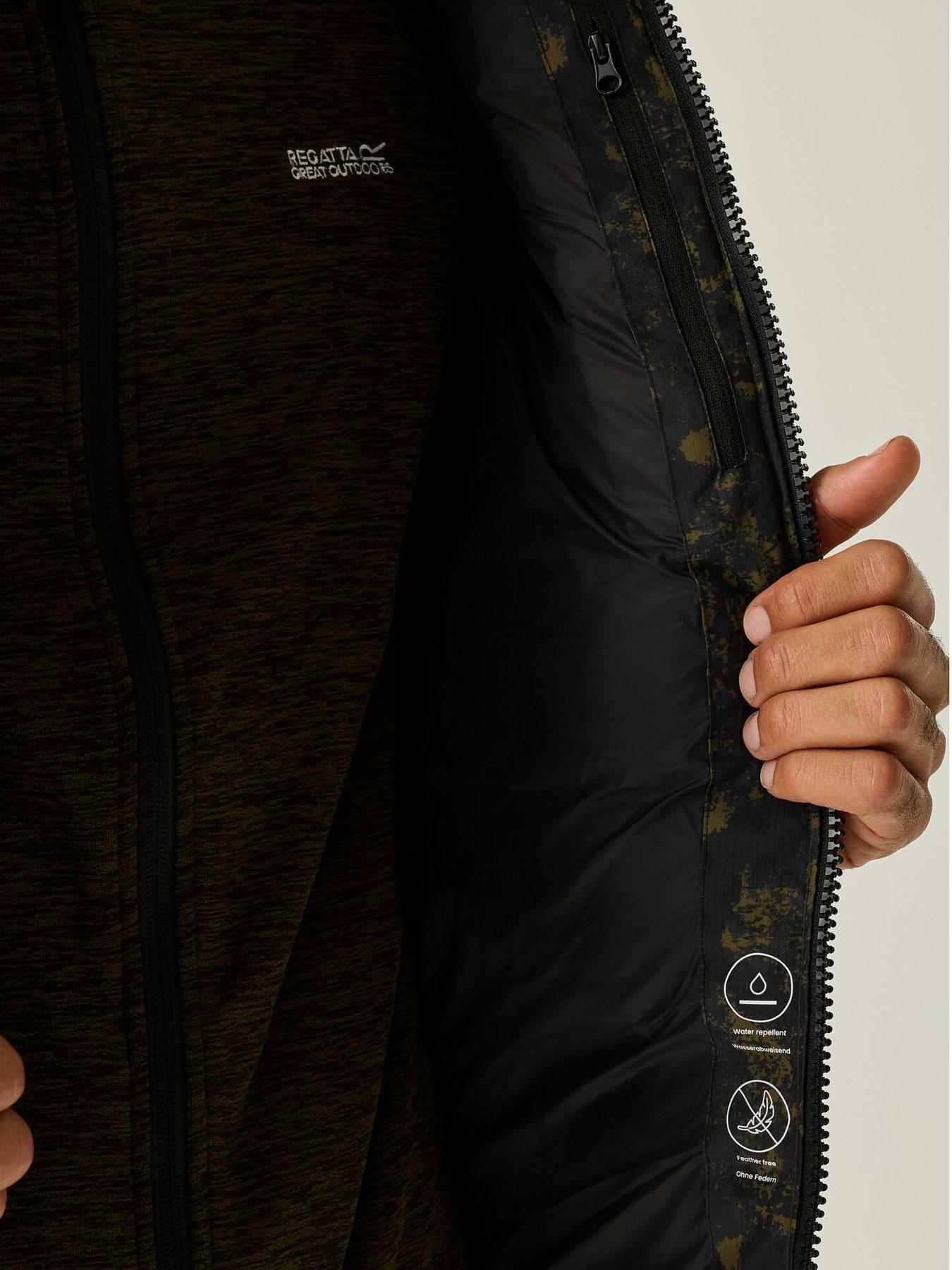 Image 7 of 7 of Regatta Mens Aldthorn Baffled/quilted -textured Print/black.