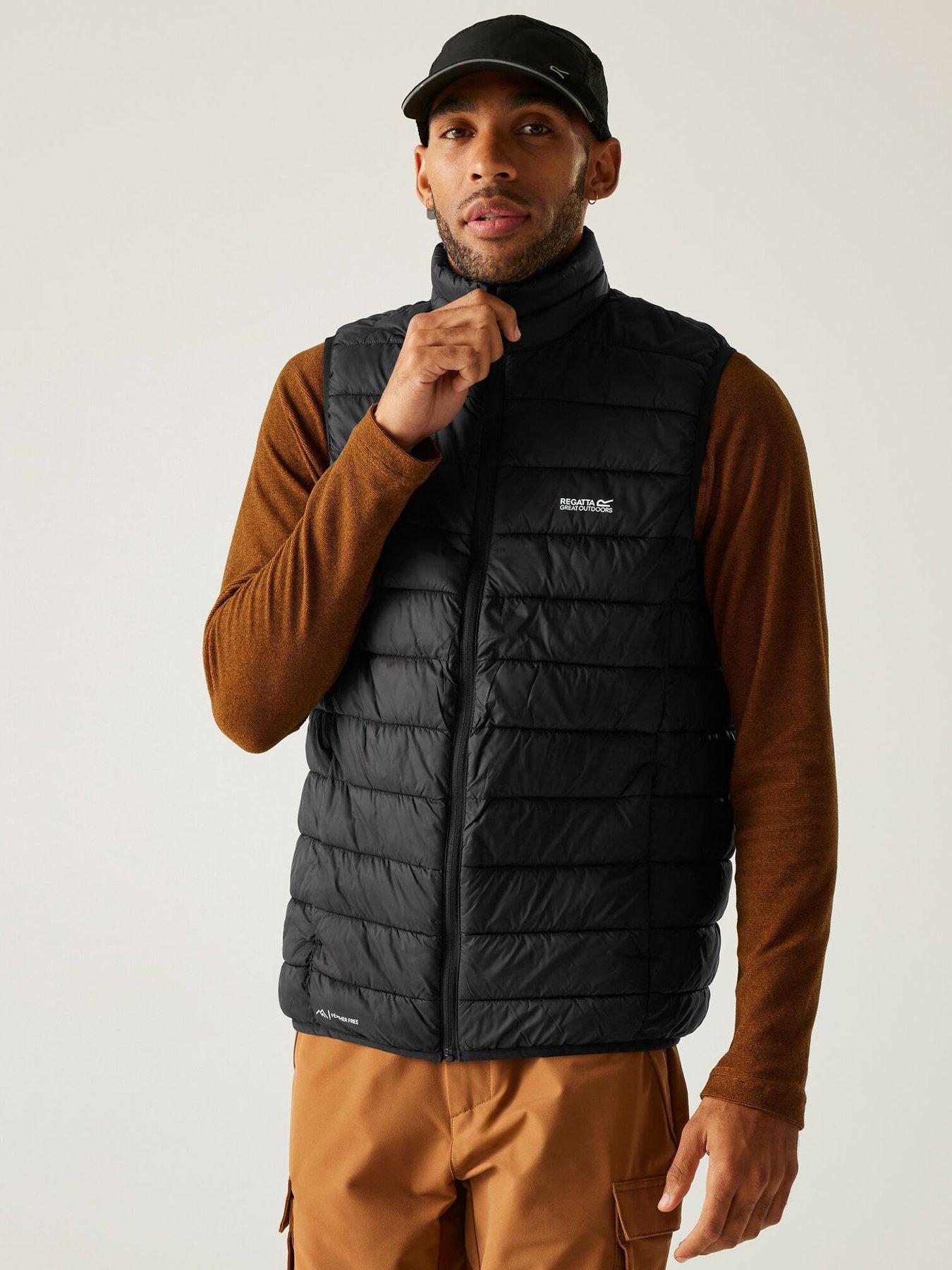 Regatta Mens Marizion B/w Gilets  &  Bodywarmers -black