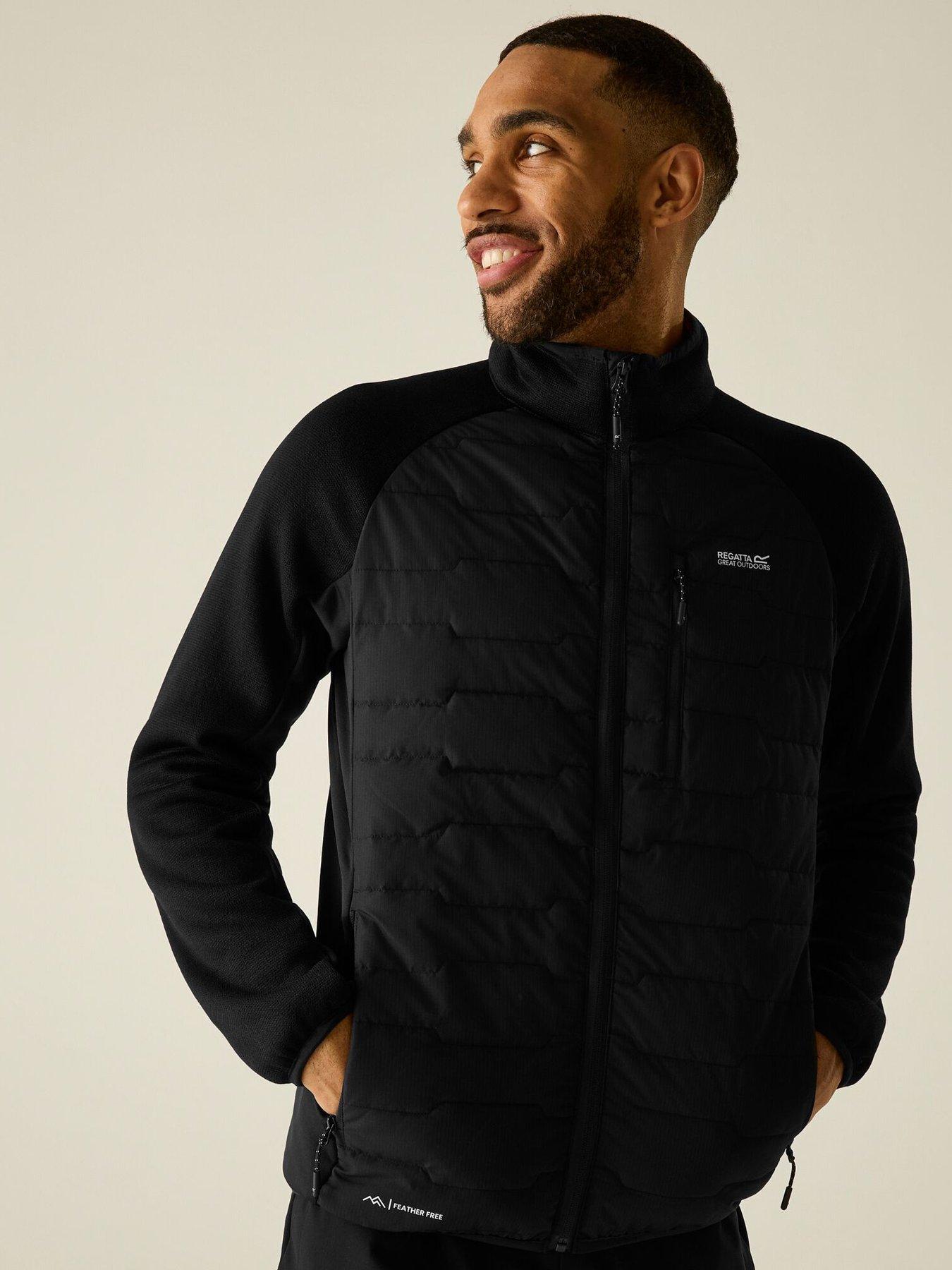 Image 3 of 7 of Regatta Mens Cyrus Hybrid Water-Repellent Stretch Jacket - Black