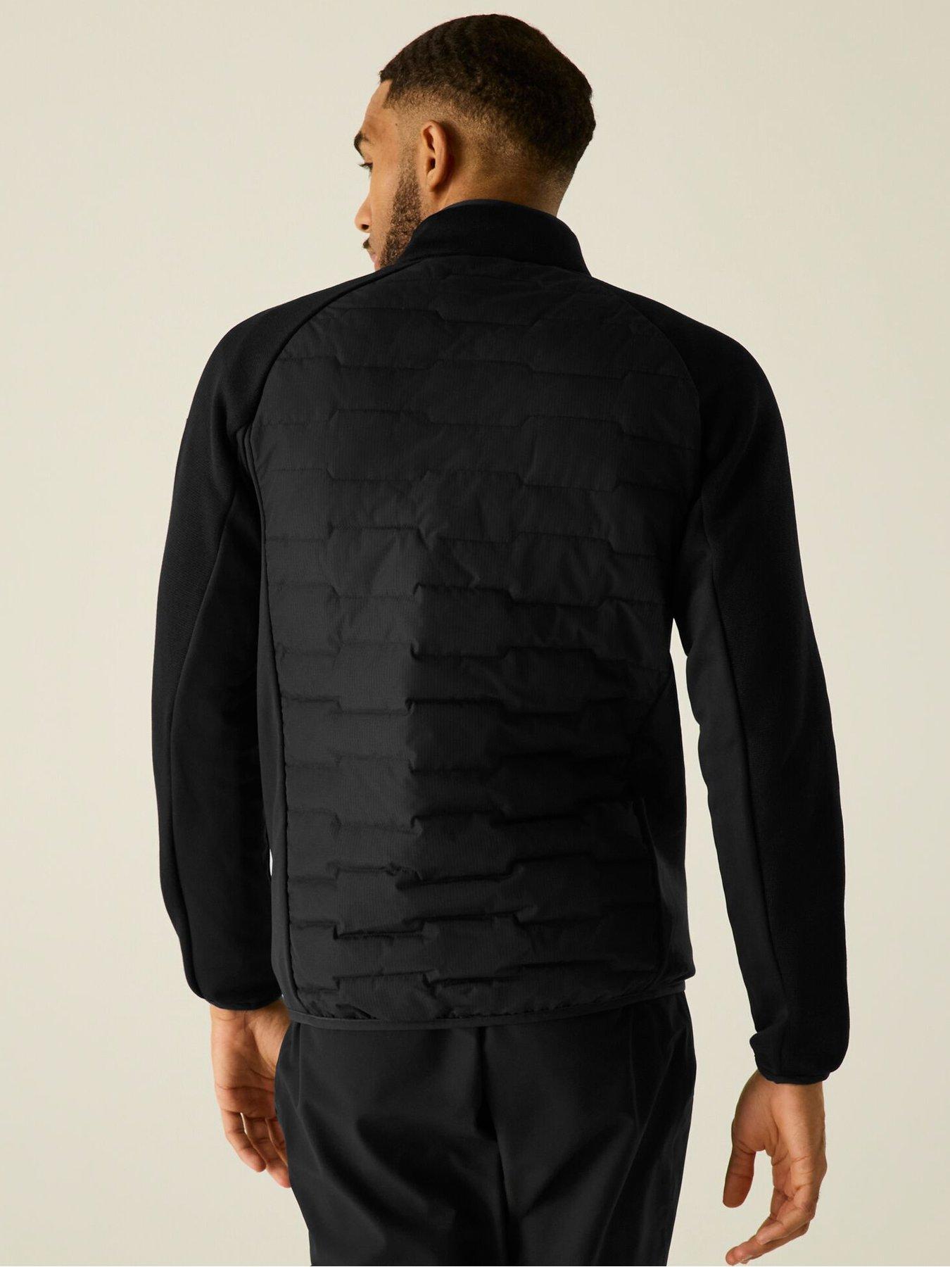 Image 4 of 7 of Regatta Mens Cyrus Hybrid Water-Repellent Stretch Jacket - Black