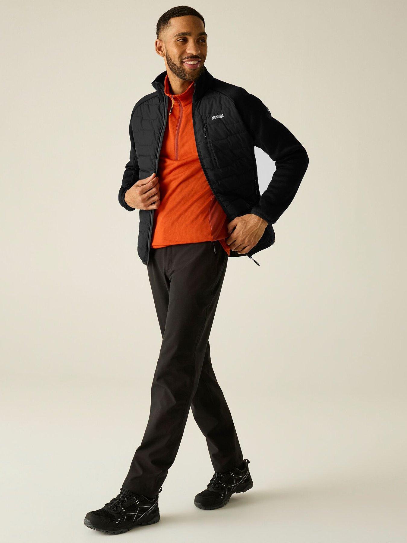 Image 5 of 7 of Regatta Mens Cyrus Hybrid Water-Repellent Stretch Jacket - Black