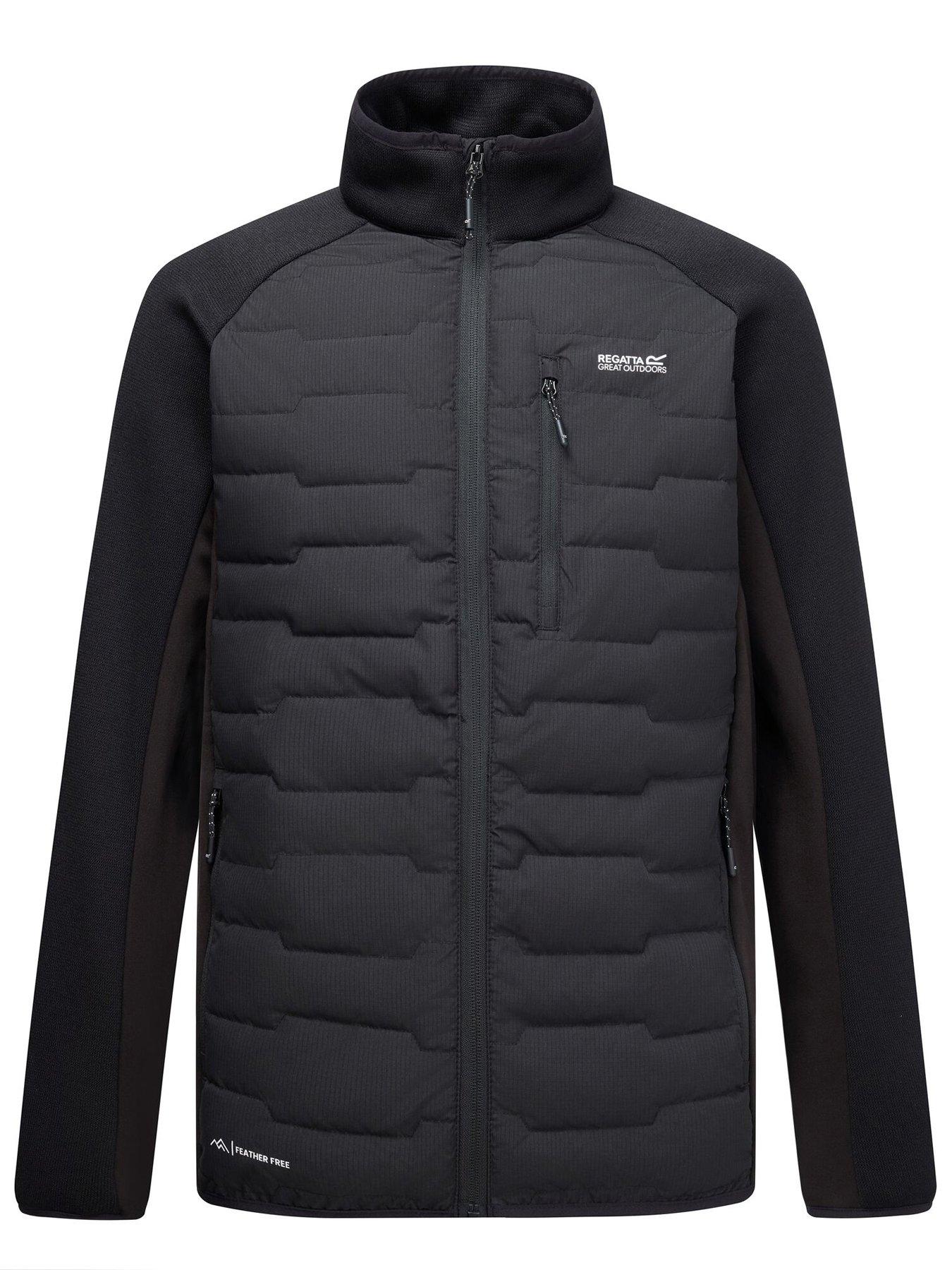 Image 7 of 7 of Regatta Mens Cyrus Hybrid Water-Repellent Stretch Jacket - Black