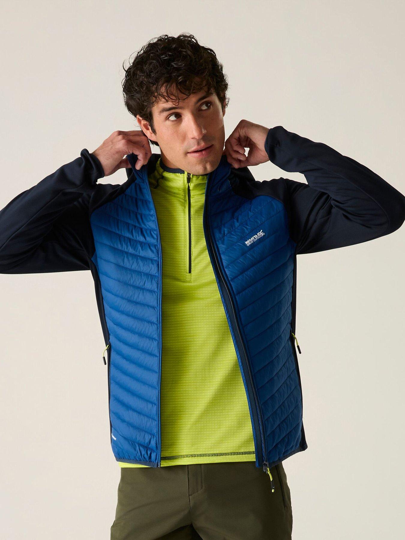 Regatta Men's Andreson Hybrid Water-Repellent Jacket - Aviator Blue/Na - S - Image 4