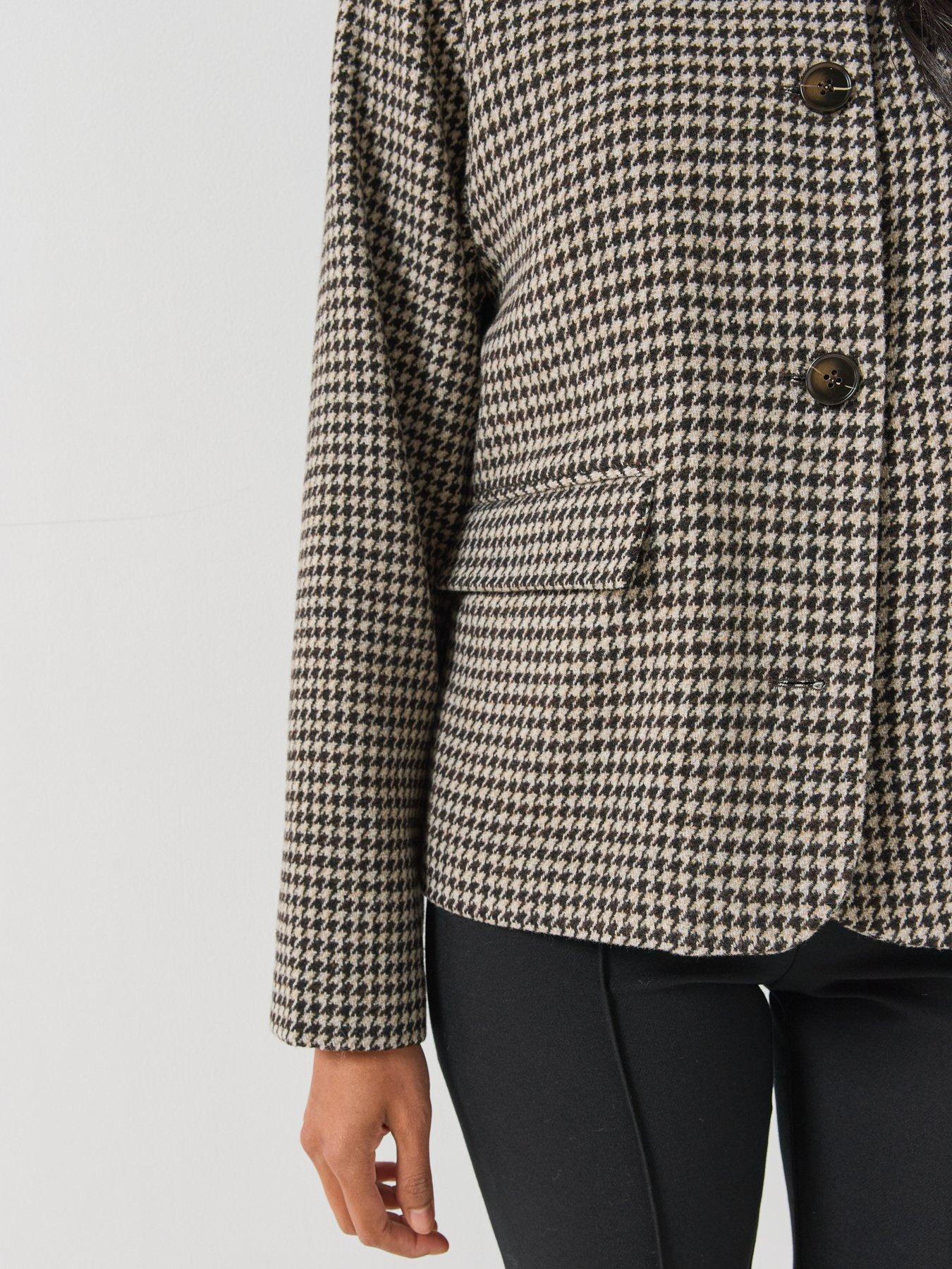 Image 5 of 6 of Only Womens Onladelina Scarf Jacket - Brown