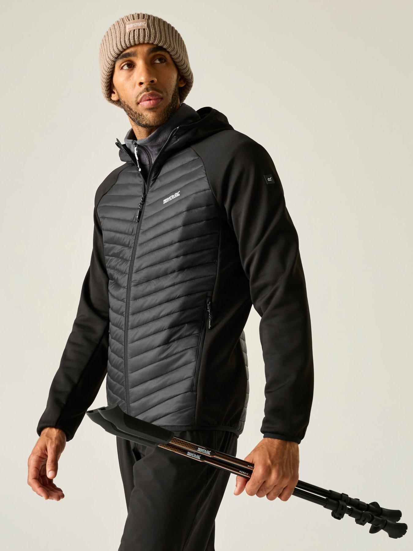 Image 2 of 7 of Regatta Mens Andreson Warmloft Hooded Hybrid Jacket - Black
