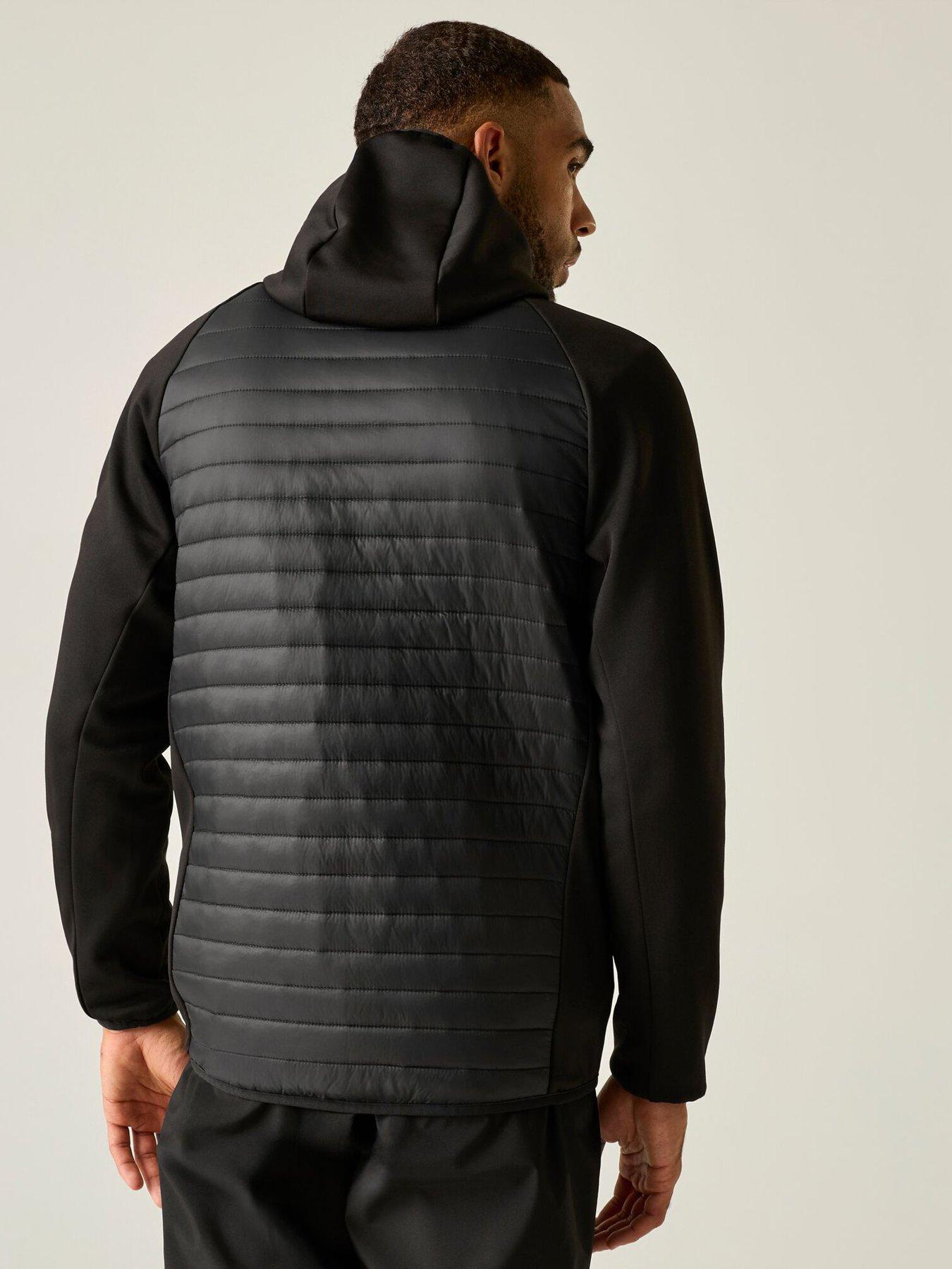 Image 4 of 7 of Regatta Mens Andreson Warmloft Hooded Hybrid Jacket - Black