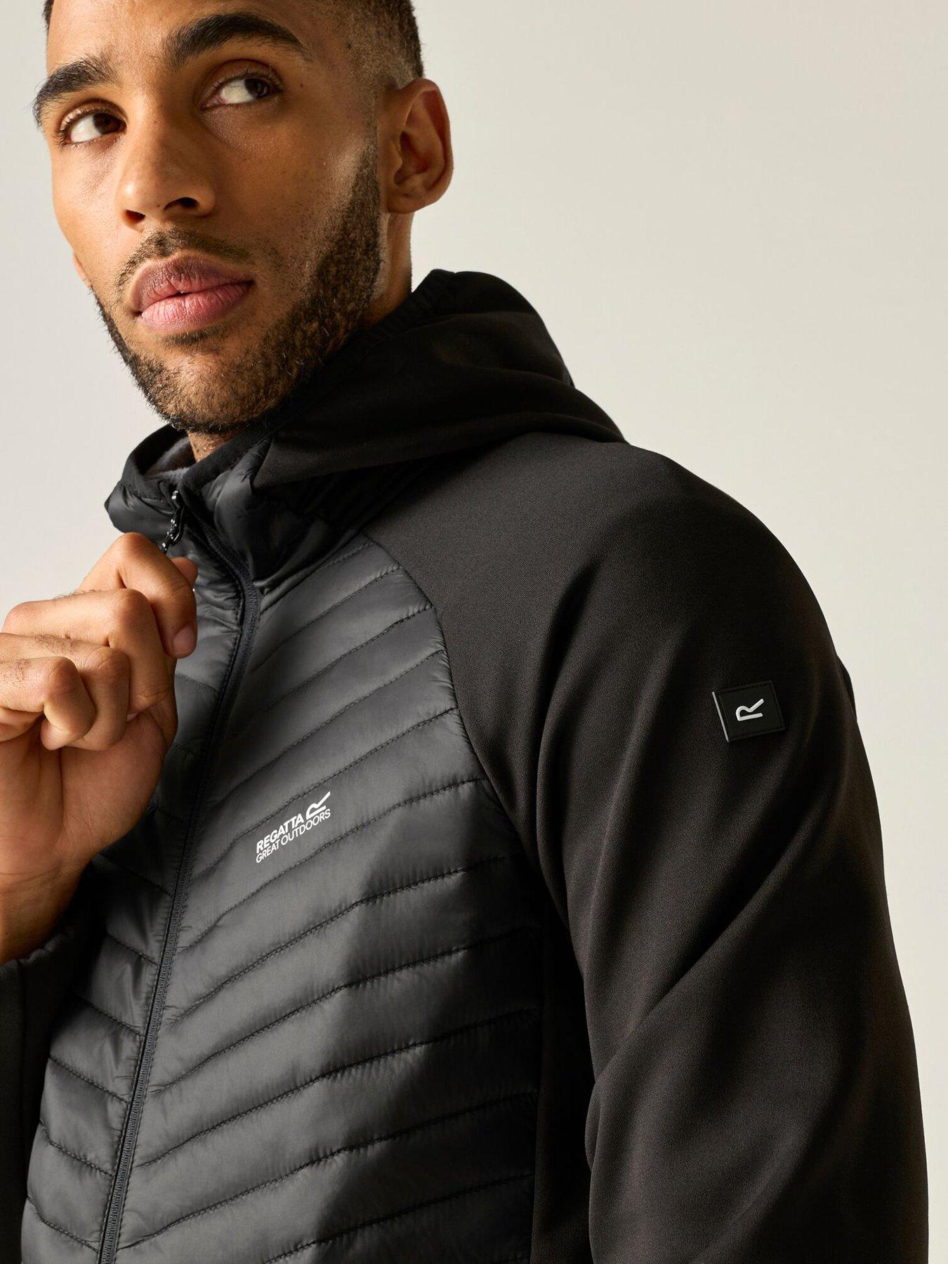 Image 5 of 7 of Regatta Mens Andreson Warmloft Hooded Hybrid Jacket - Black