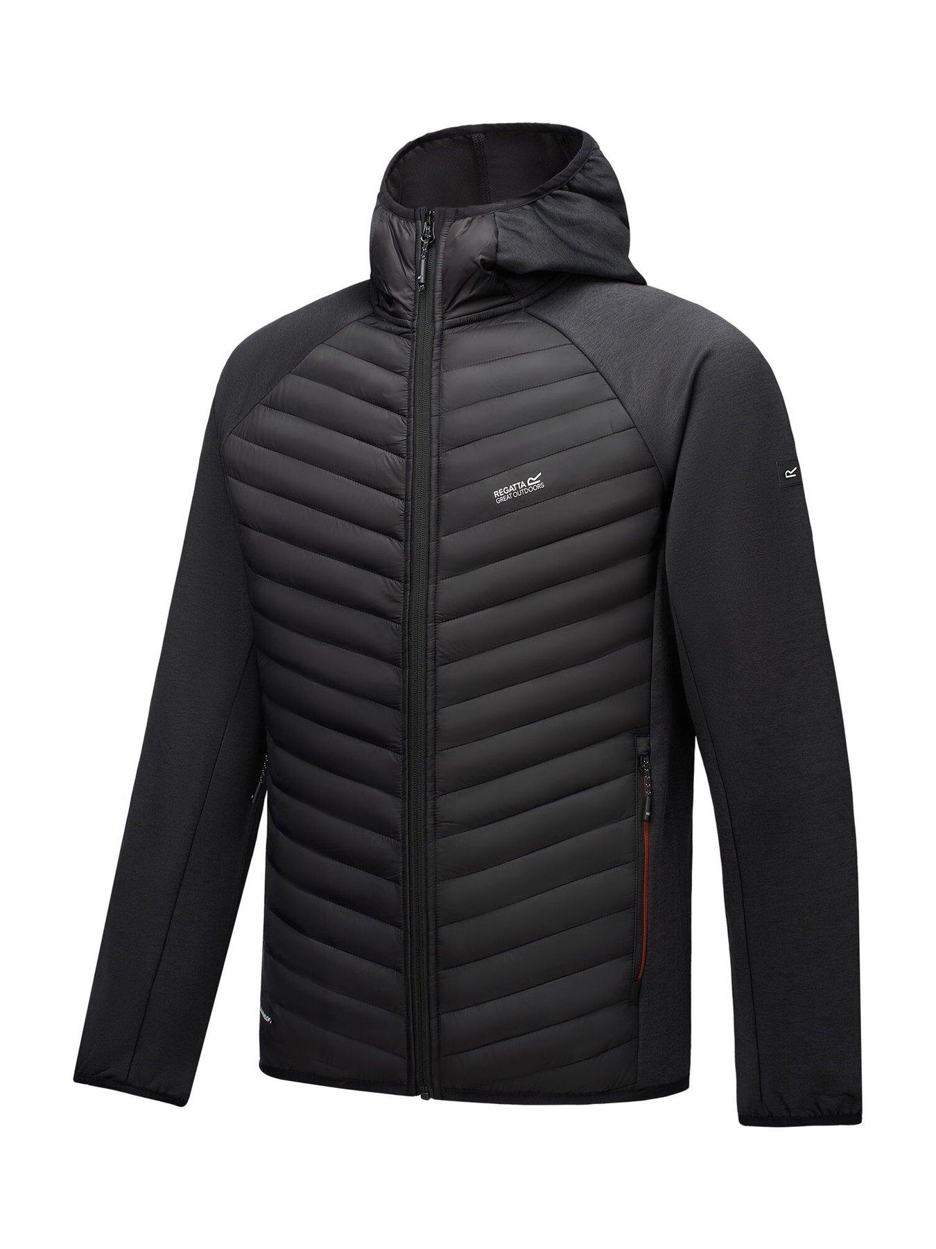 Image 7 of 7 of Regatta Mens Andreson Warmloft Hooded Hybrid Jacket - Black