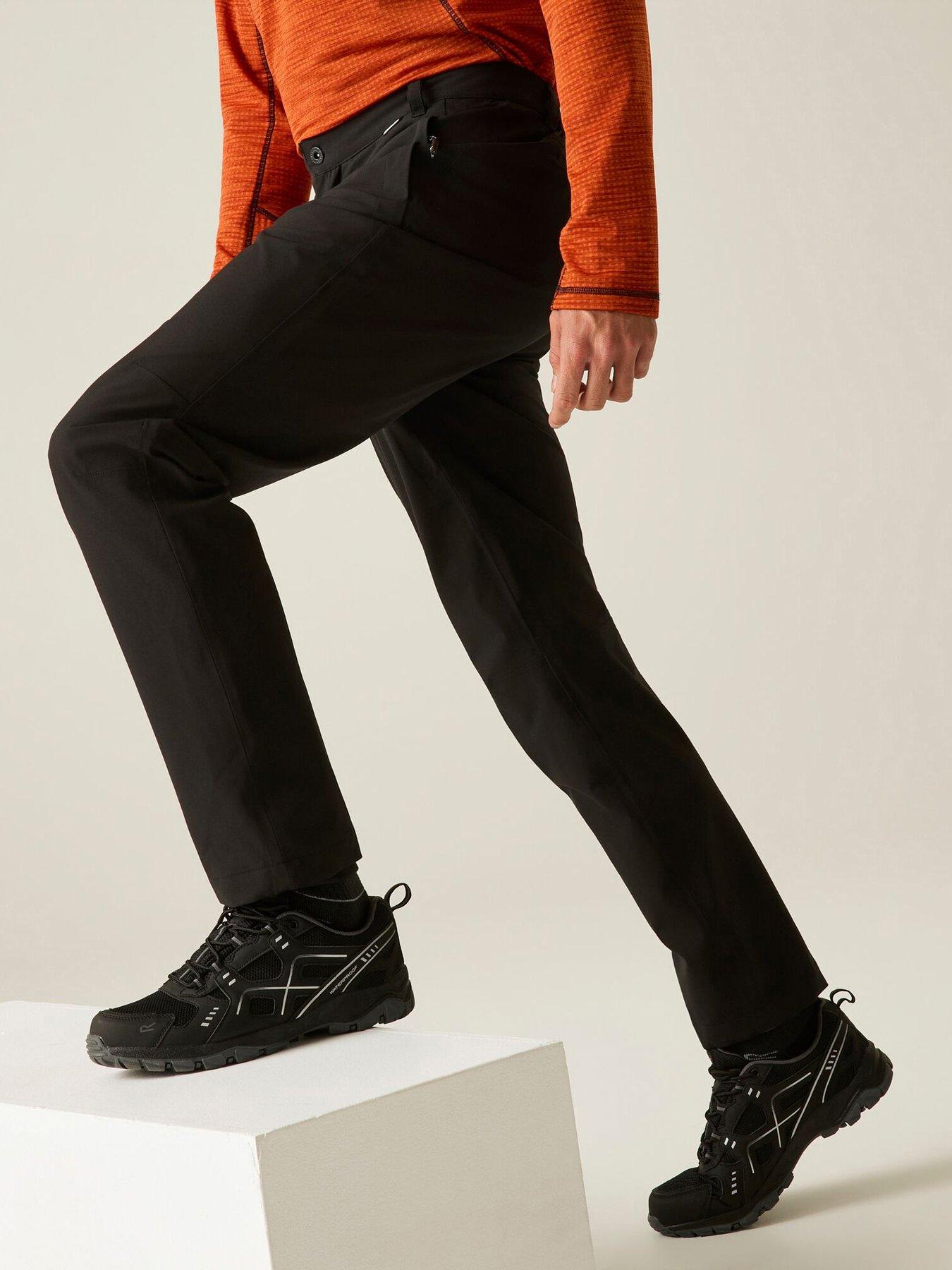 Image 1 of 7 of Regatta Mens Highton Waterproof Walking Trousers - Black