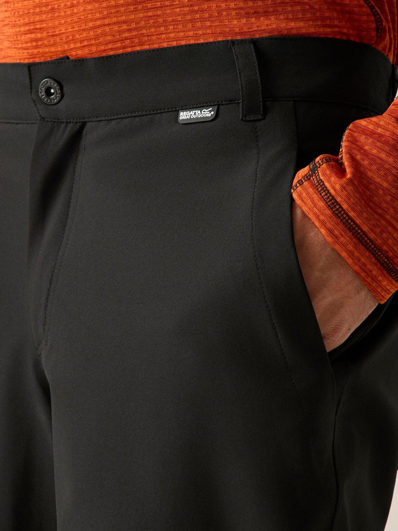 Image 4 of 7 of Regatta Mens Highton Waterproof Walking Trousers - Black