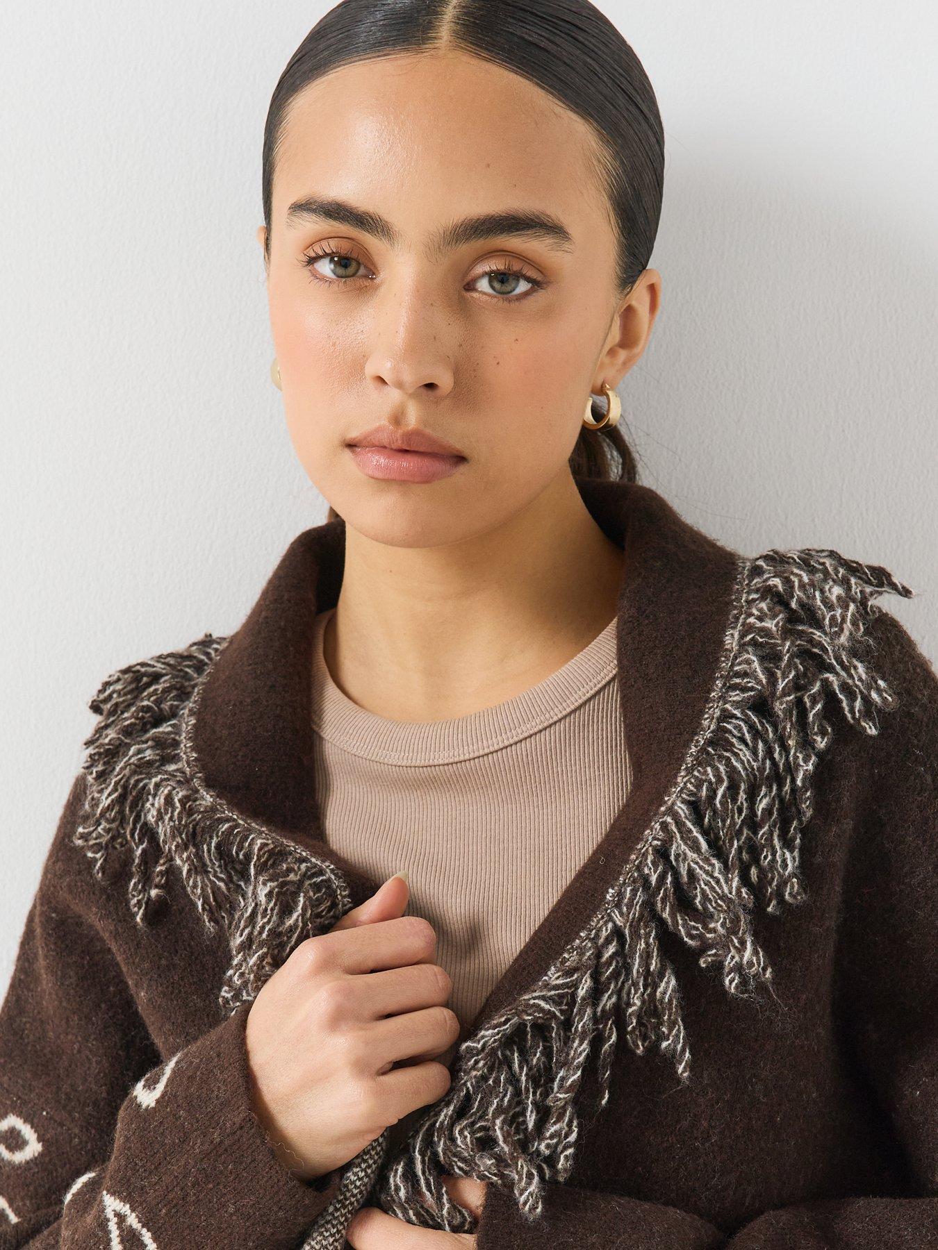 Image 4 of 5 of Only Myra Fringe Cardigan