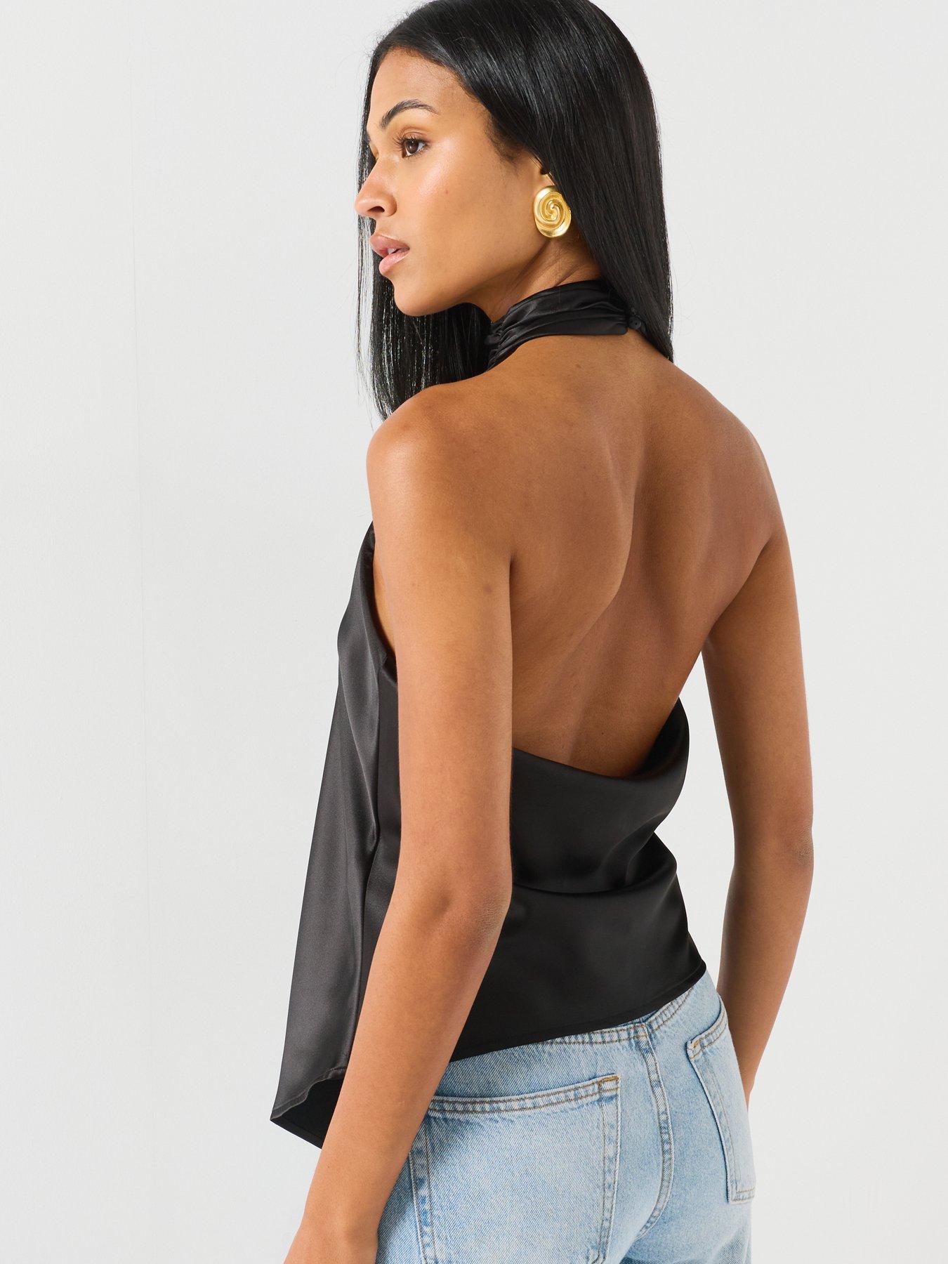 Image 2 of 4 of PIECES Evy Halterneck Top