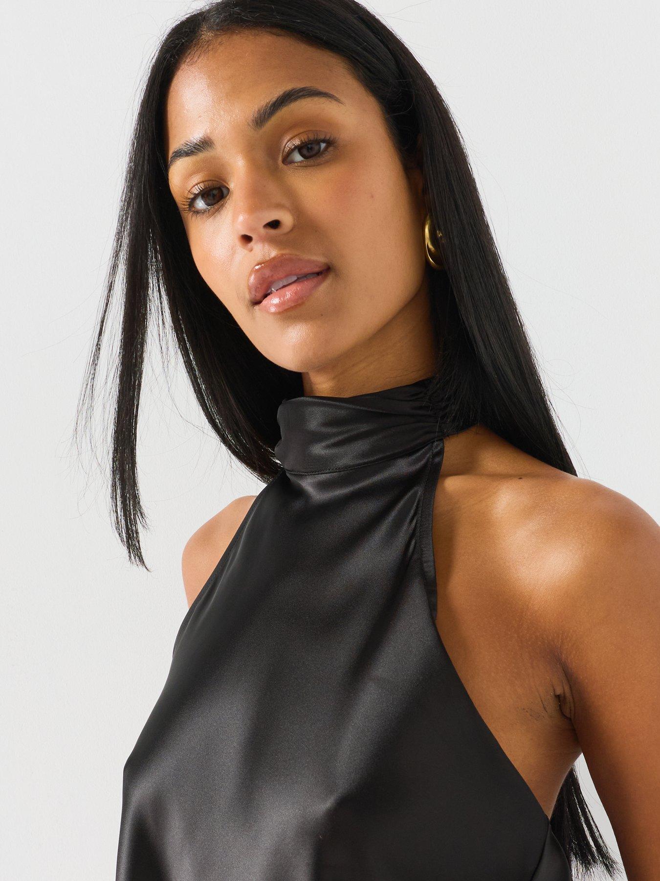 Image 4 of 4 of PIECES Evy Halterneck Top