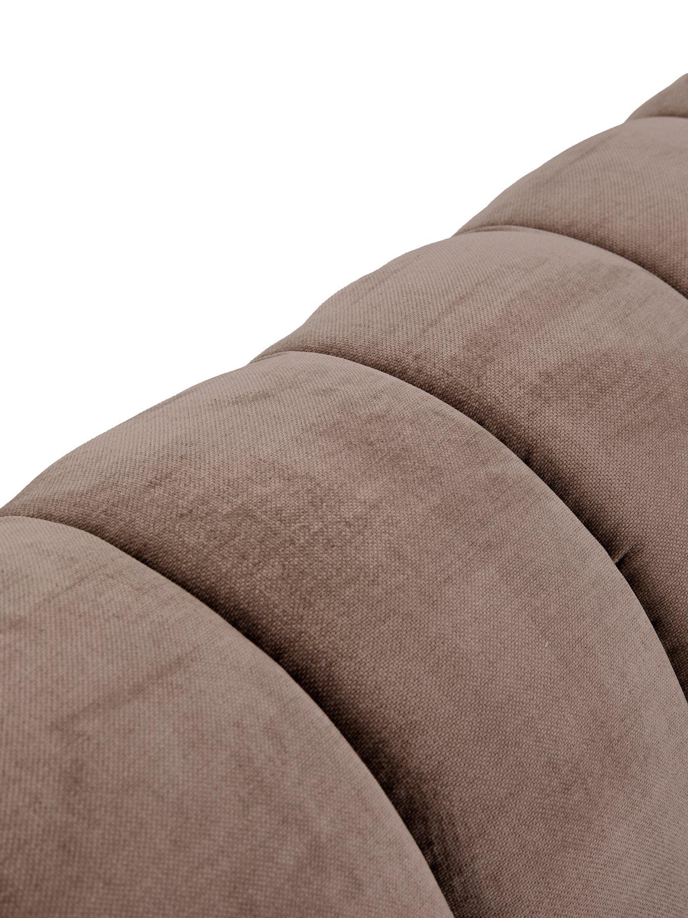 Image 6 of 7 of Michelle Keegan Home Mikah 3 Seater Sofa + Footstool Set (Buy &amp; SAVE!)
