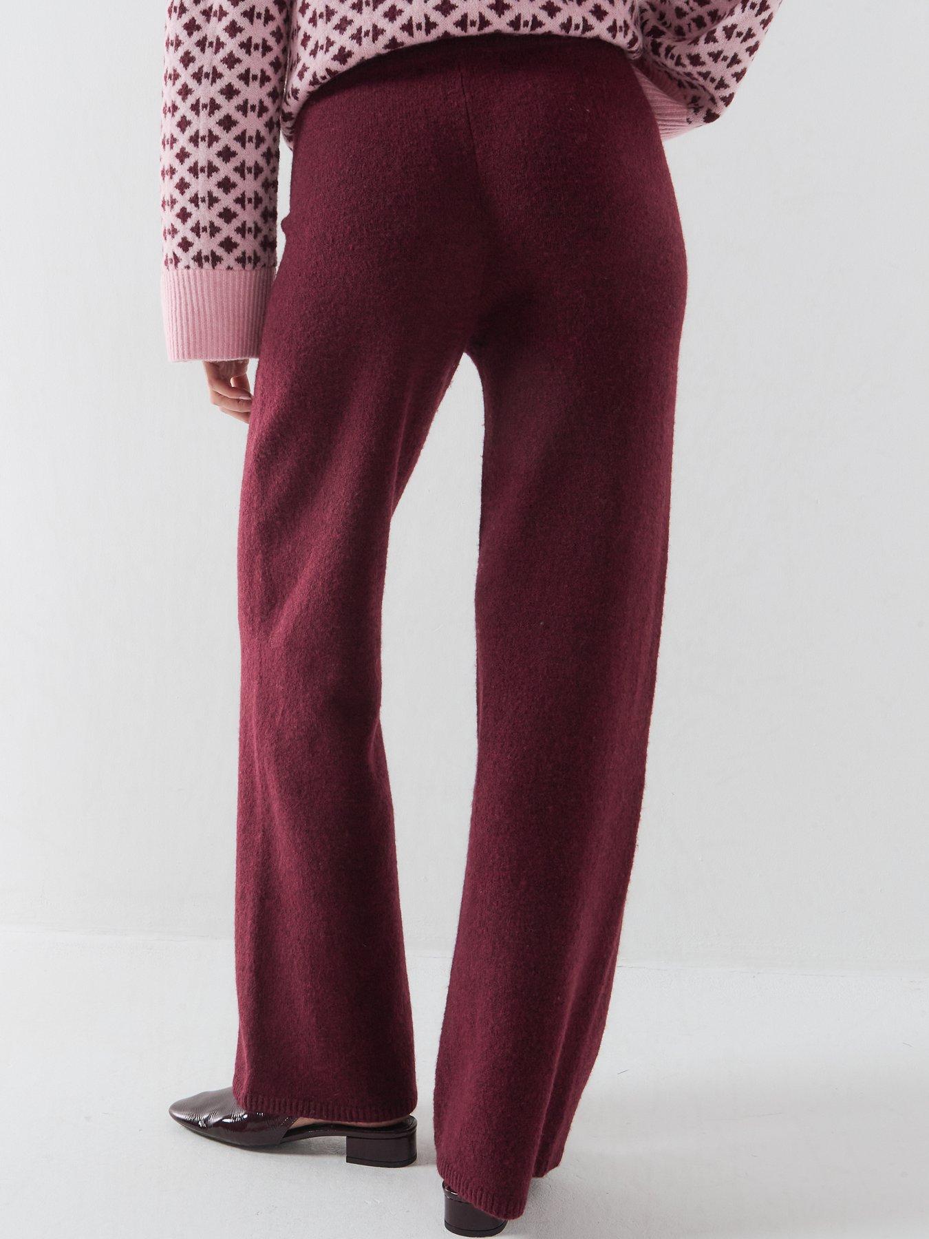 Image 2 of 6 of Vero Moda Womens Besti Loose Wide Leg Trousers - Multi