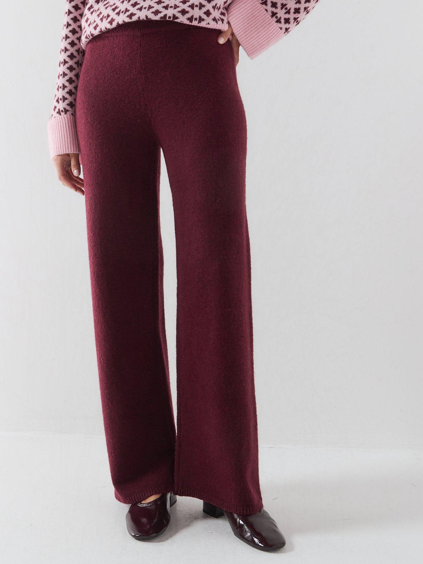 Image 3 of 6 of Vero Moda Womens Besti Loose Wide Leg Trousers - Multi