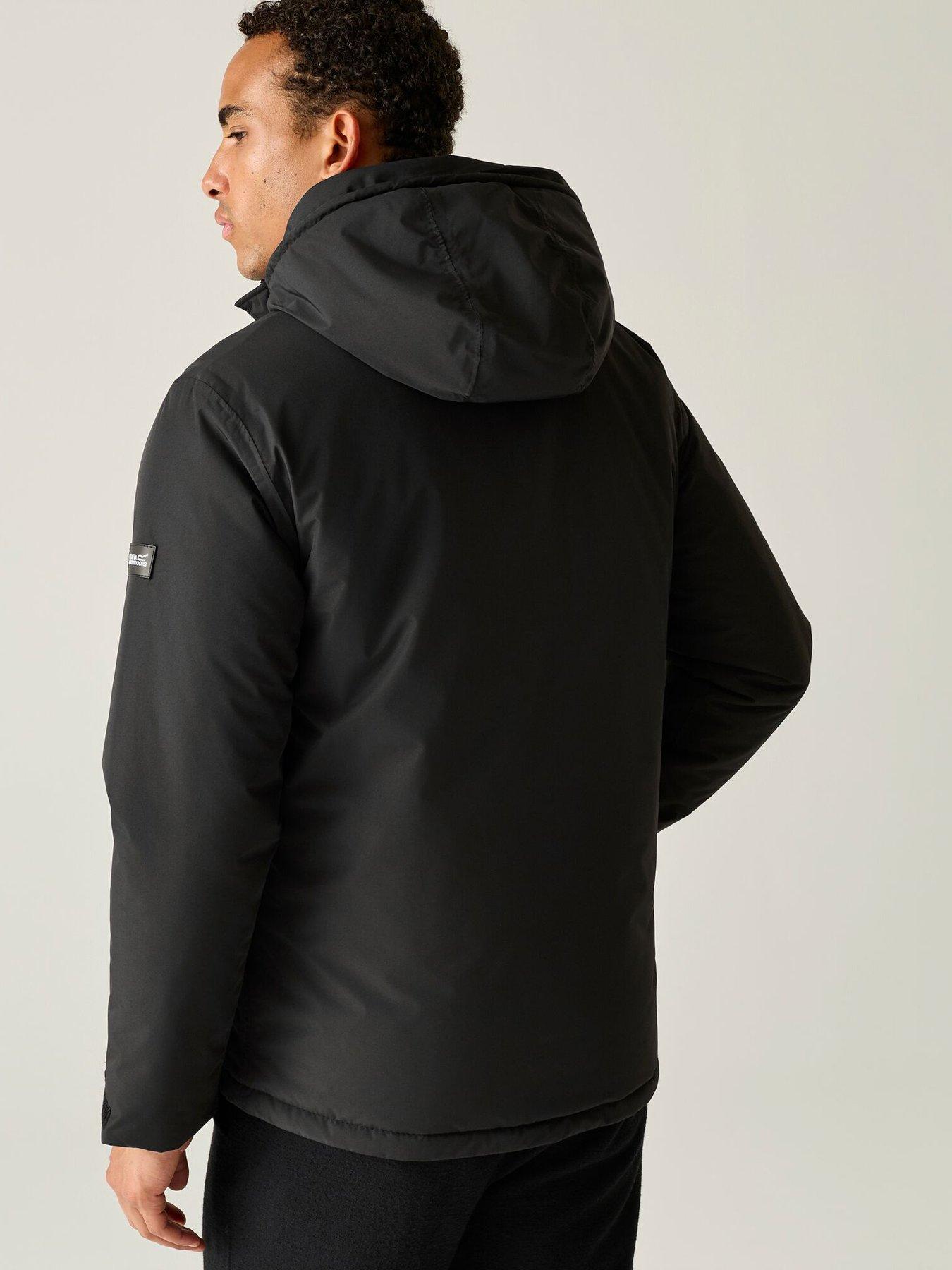 Image 2 of 7 of Regatta Mens ISOTEX 15000 Waterproof Insulated Hooded Jacket - Black