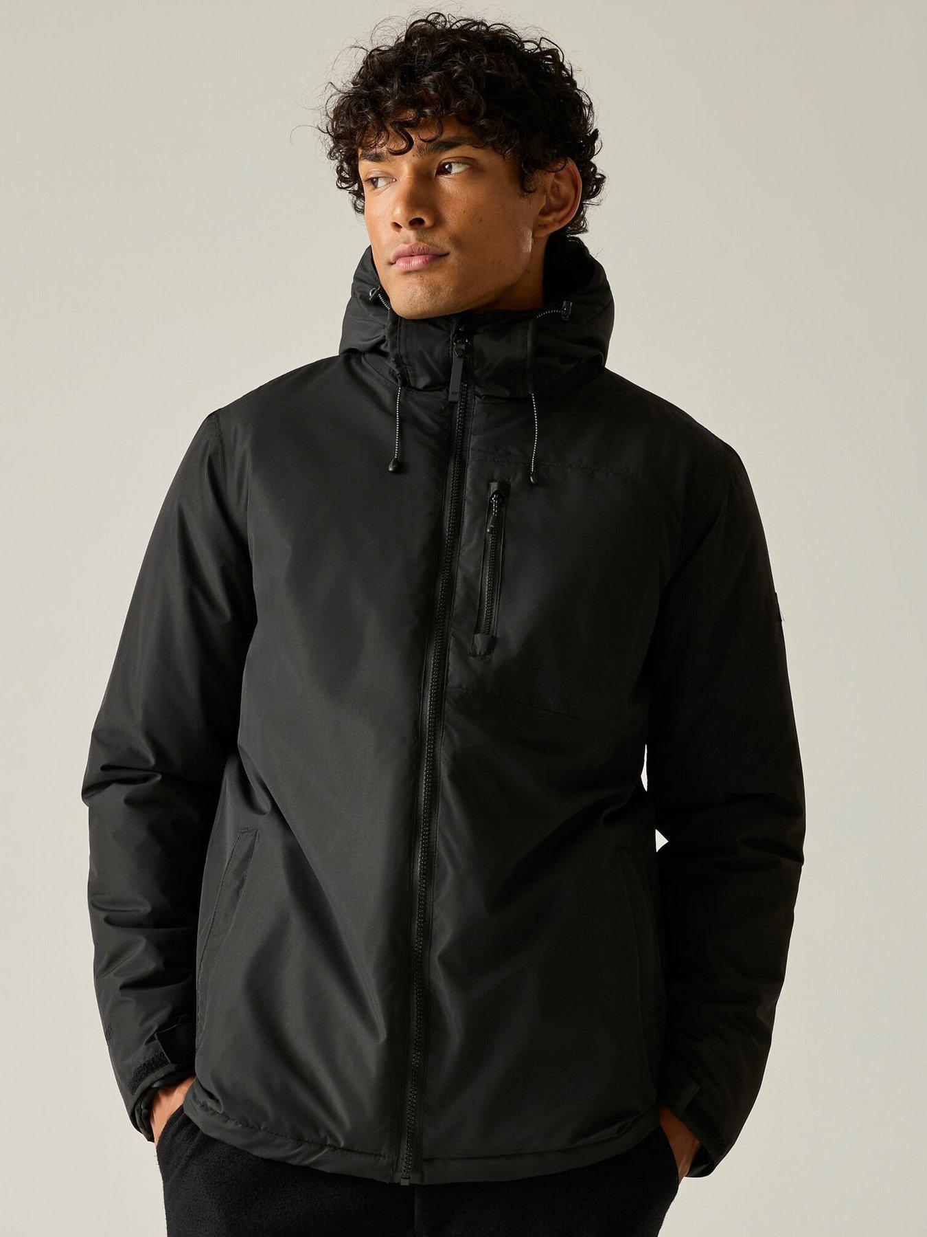 Regatta Mens Frankie Insulated Waterproof Insulated Jacket, Black, Size 2Xl, Men