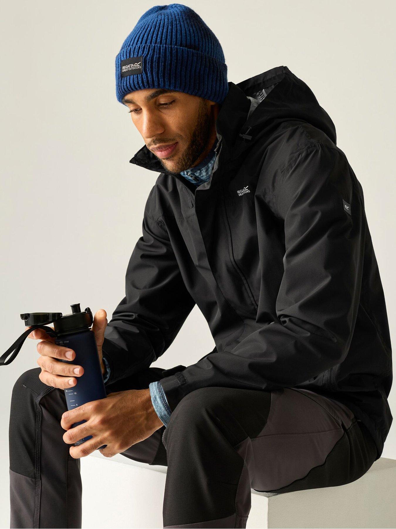 Regatta Mens Matt Ii Waterproof Shell, Black, Size 2Xl, Men - Image 6