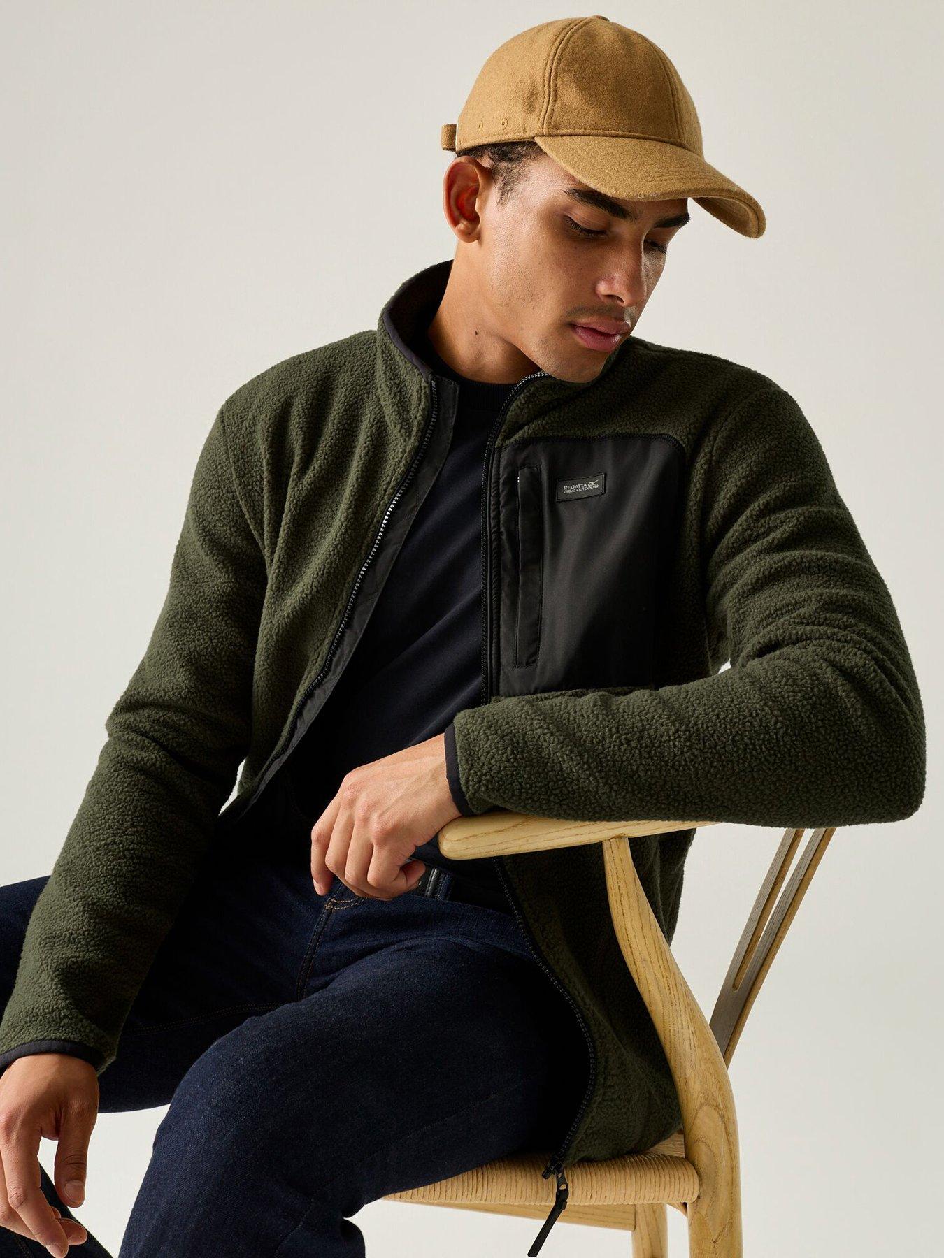 Image 2 of 7 of Regatta Regatta Mens Frankie Borg Full Zip Fleece - Green