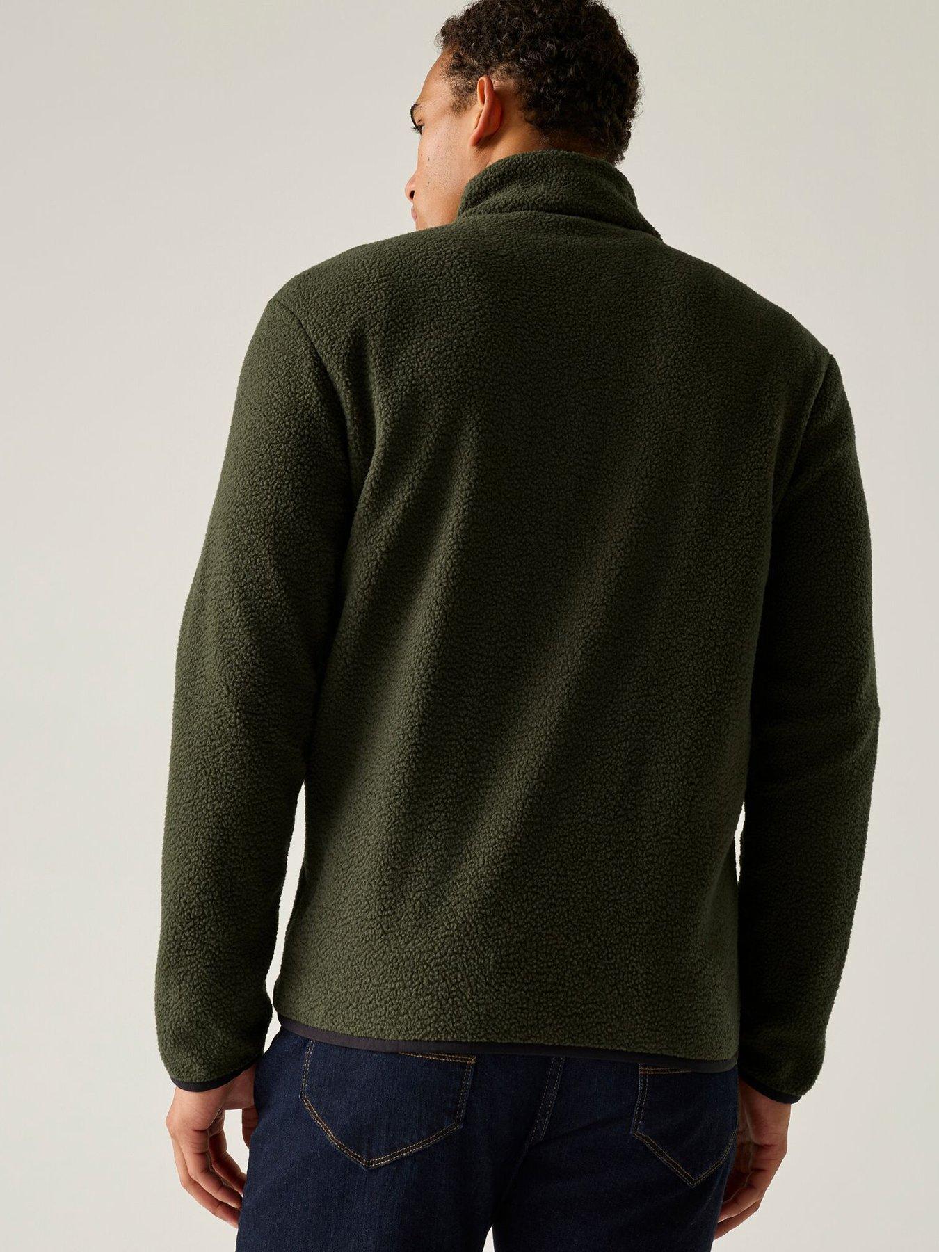 Image 3 of 7 of Regatta Regatta Mens Frankie Borg Full Zip Fleece - Green