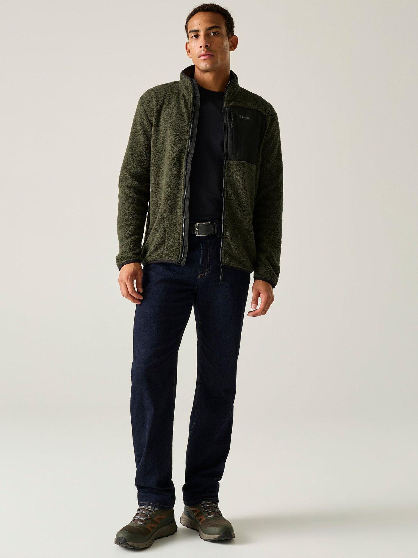 Image 4 of 7 of Regatta Regatta Mens Frankie Borg Full Zip Fleece - Green