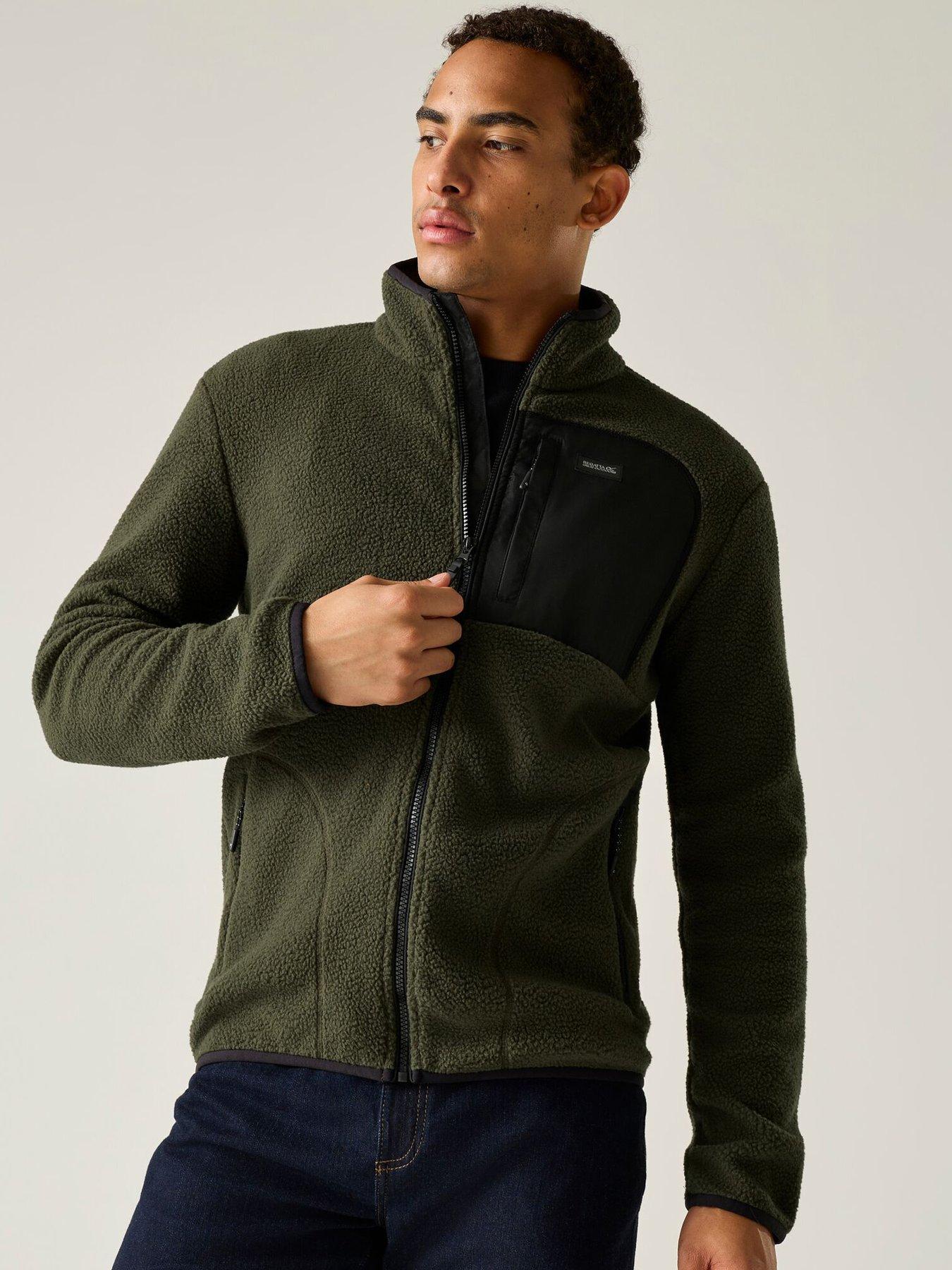 Image 5 of 7 of Regatta Regatta Mens Frankie Borg Full Zip Fleece - Green