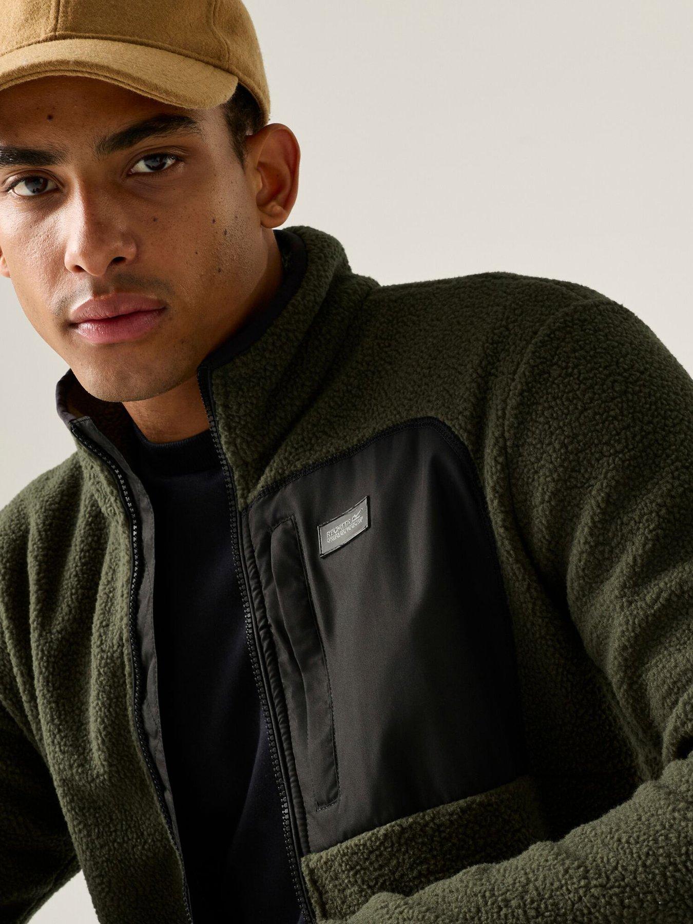Image 6 of 7 of Regatta Regatta Mens Frankie Borg Full Zip Fleece - Green