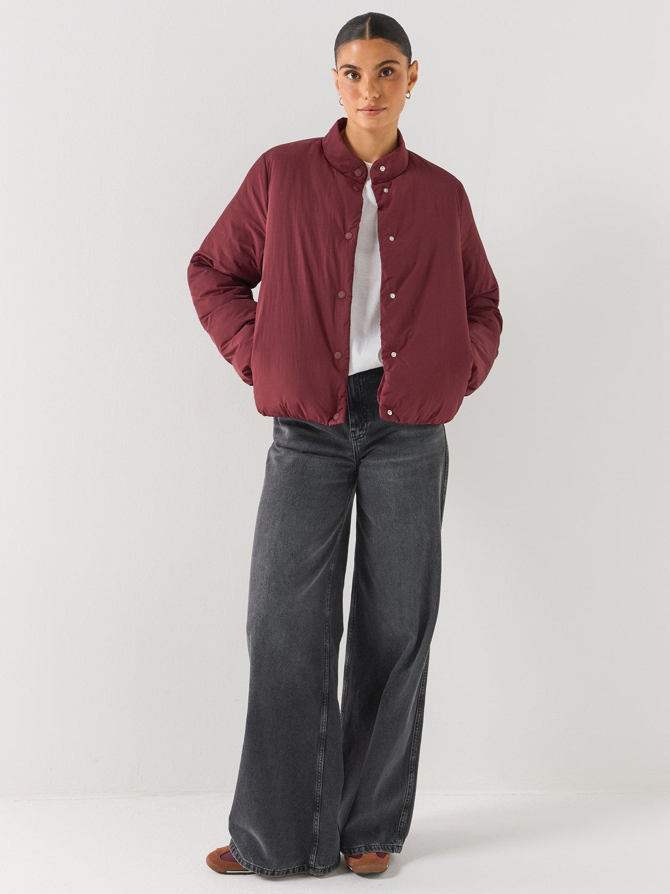 Image 3 of 5 of Vero Moda Womens Vmrosia Padded High Neck Jacket - Multi