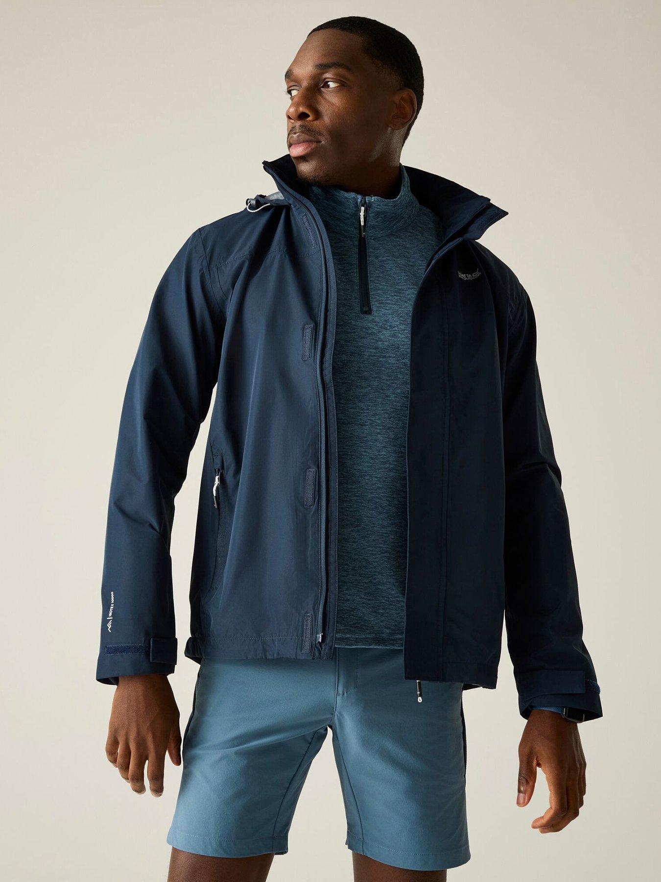 Regatta Men's Waterproof Matt Ii Shell Jacket - Blue Extra Large - Image 5