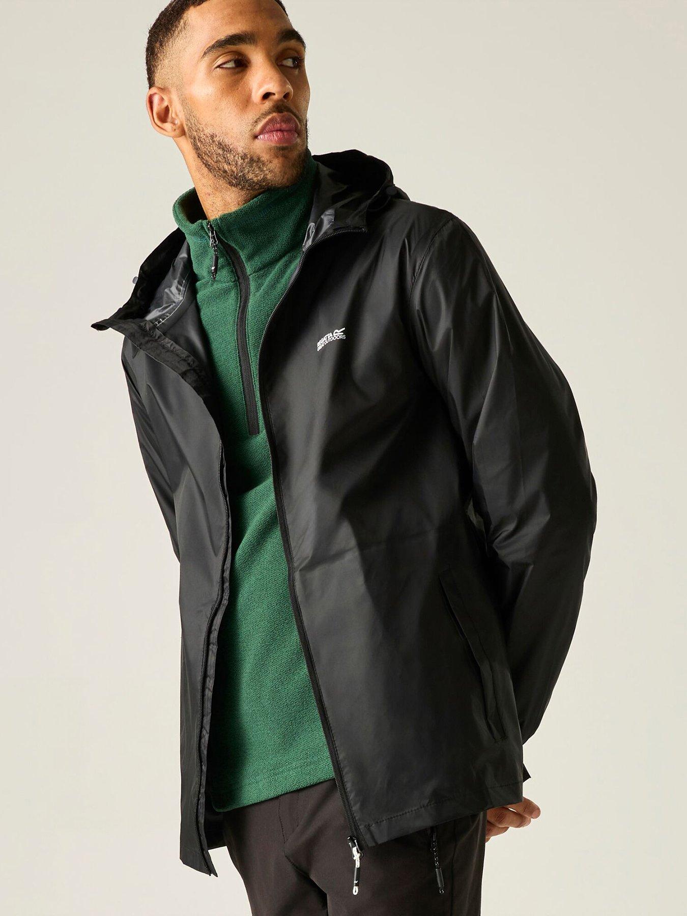Regatta Mens Pack It Jacket III Waterproof Shell - Black