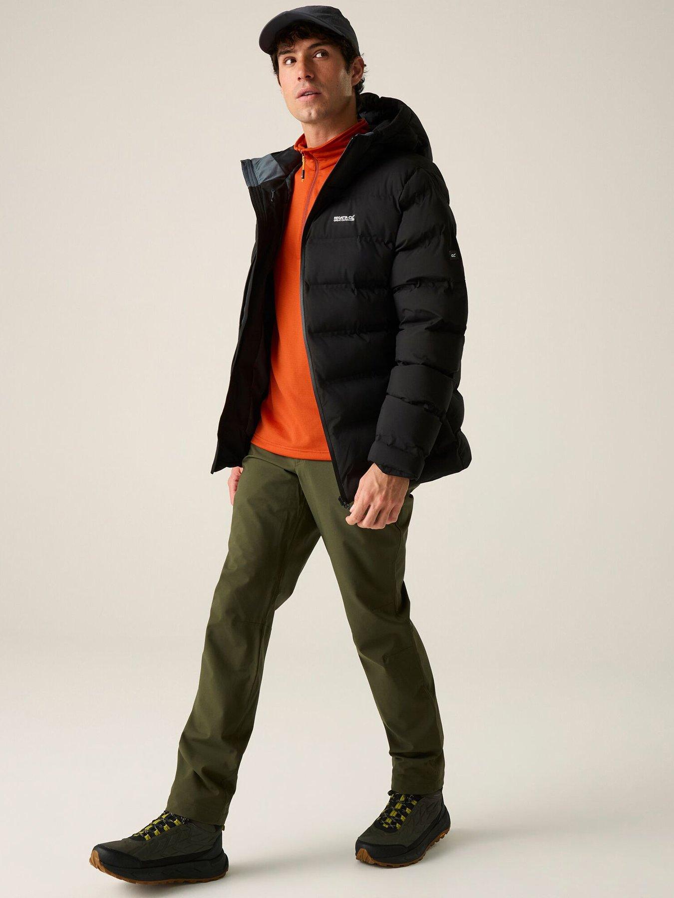 Image 2 of 7 of Regatta Mens Altoro Thermal Baffled/quilted -black (black)