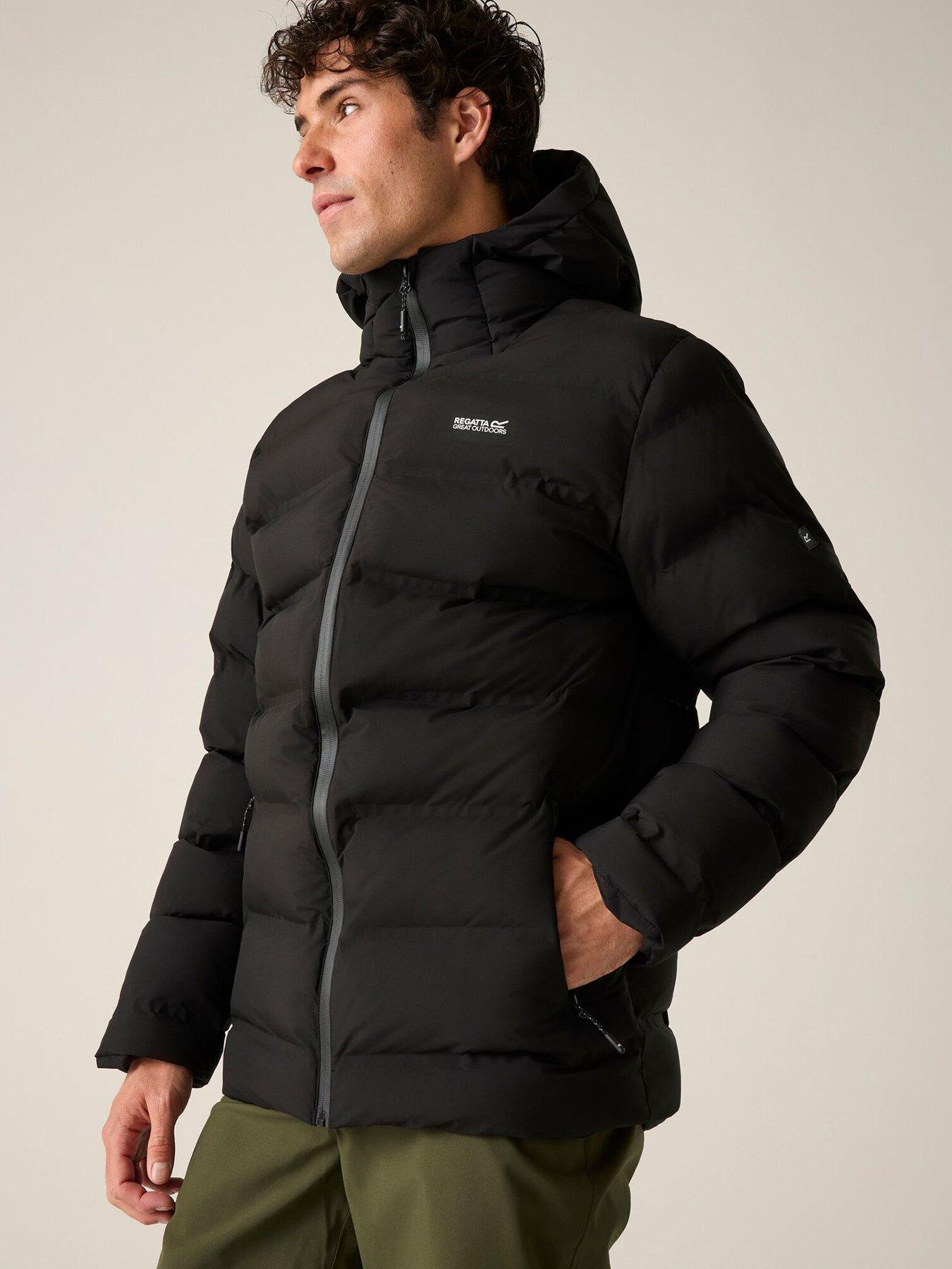 Image 4 of 7 of Regatta Mens Altoro Thermal Baffled/quilted -black (black)