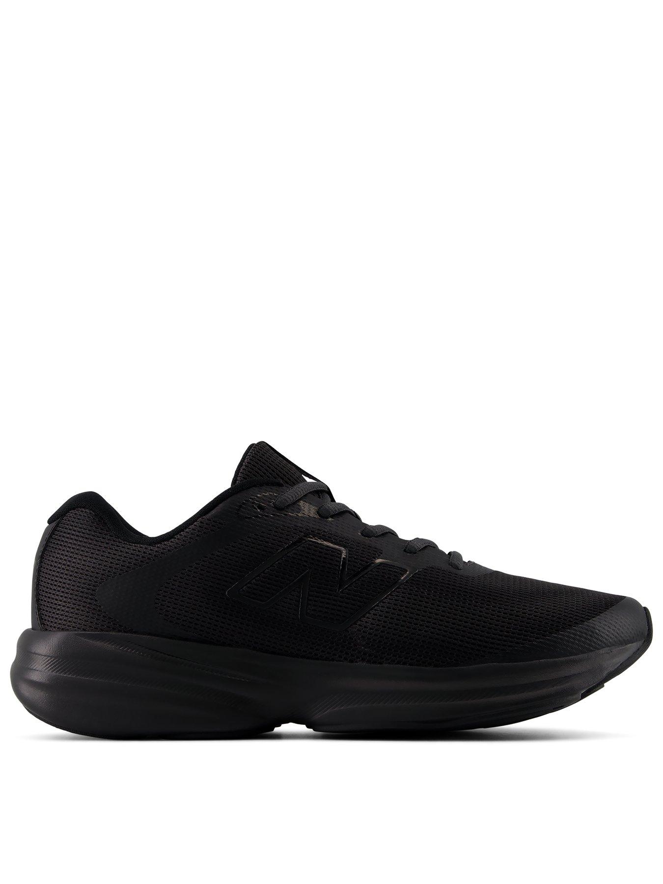 New Balance Mens Running 411 V4 Trainers, Black, Size 7, Men