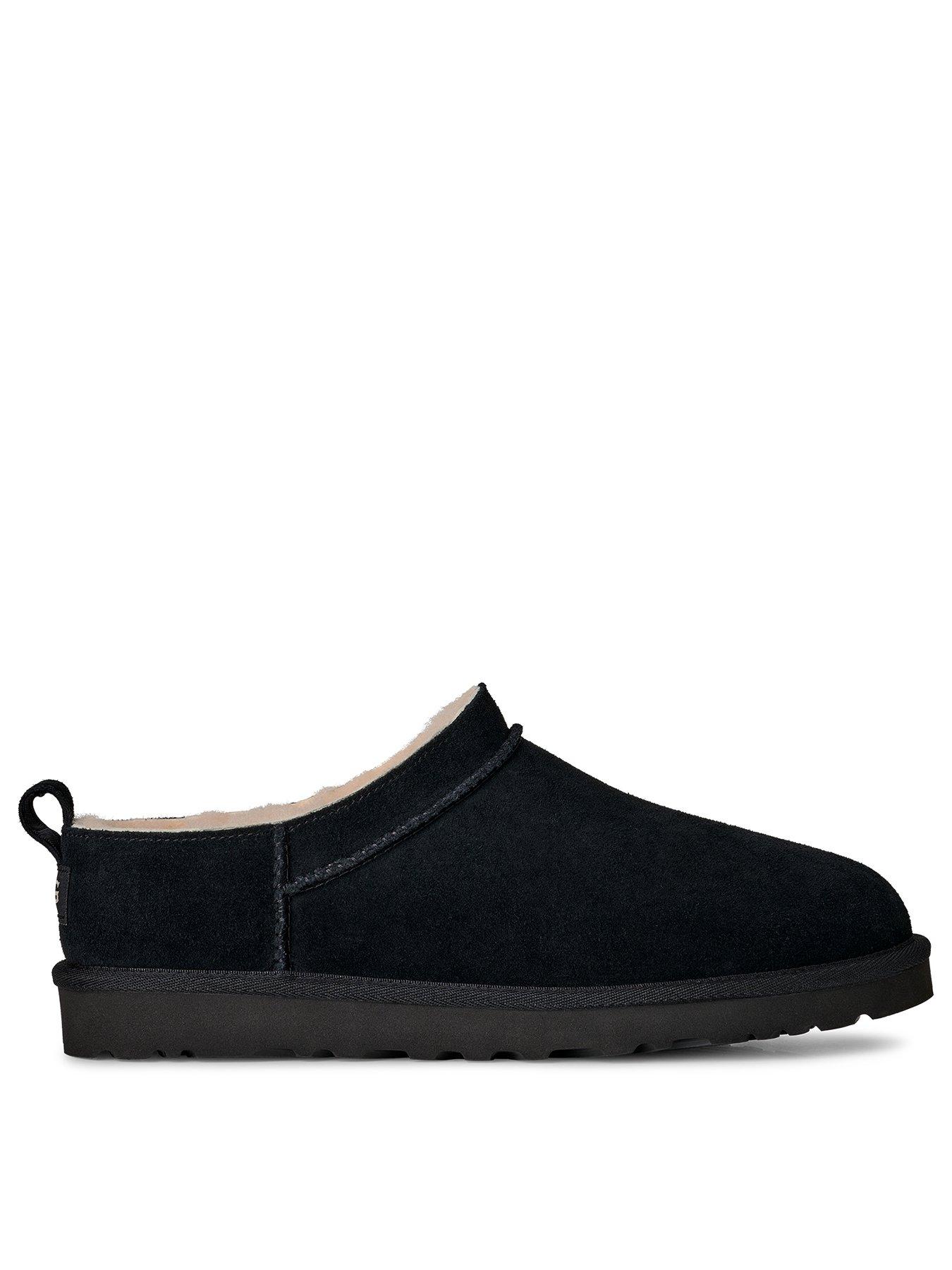 UGG Mens Classic Micro Boot, Black, Size 9, Men
