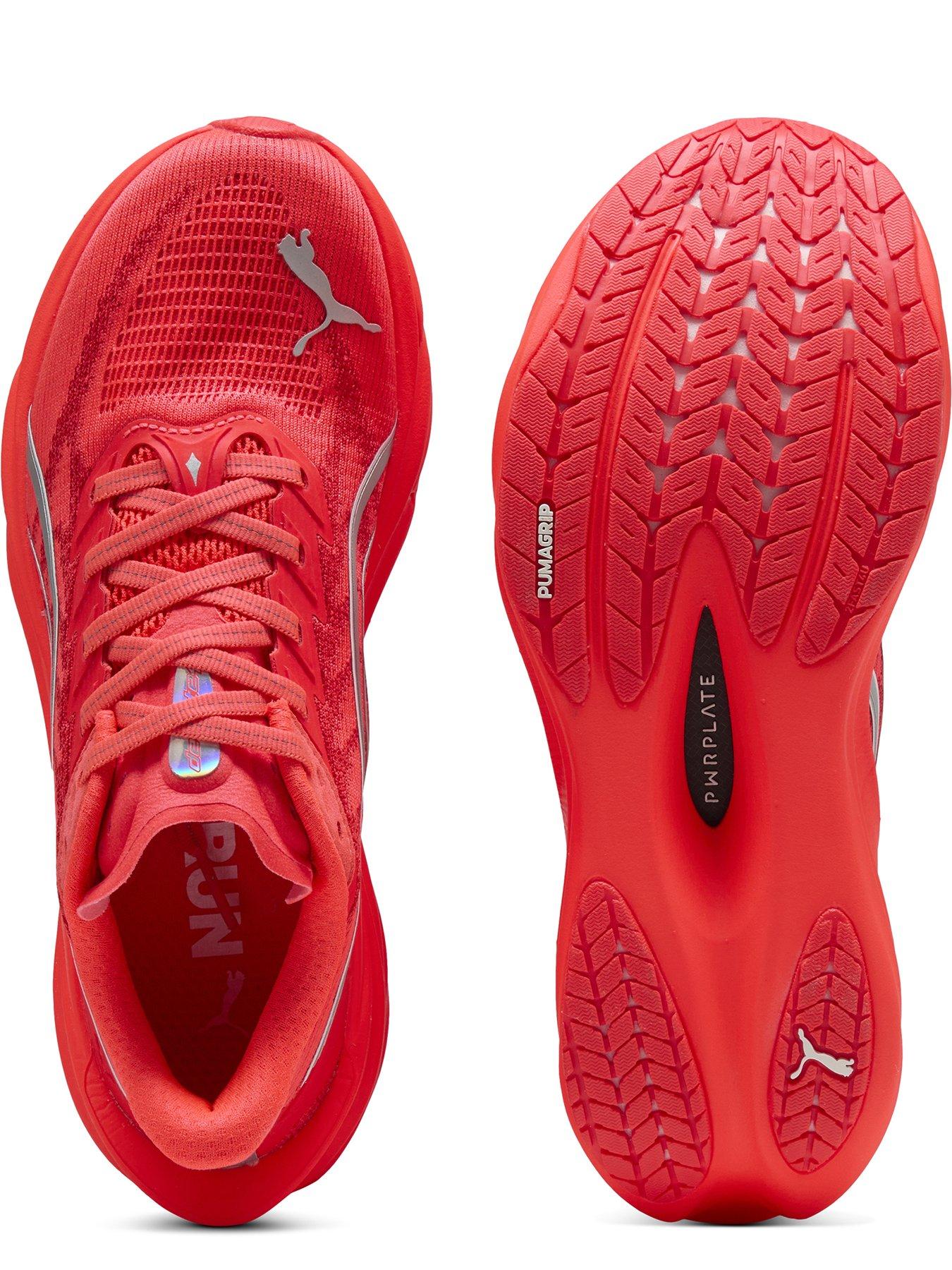 Image 4 of 4 of Puma Womens Deviate Nitro 4 Running Shoe - Red