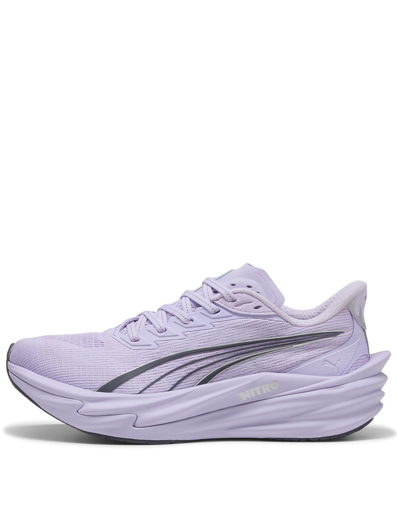 Image 1 of 4 of Puma Womens Deviate Nitro 4 Running Shoe - Purple