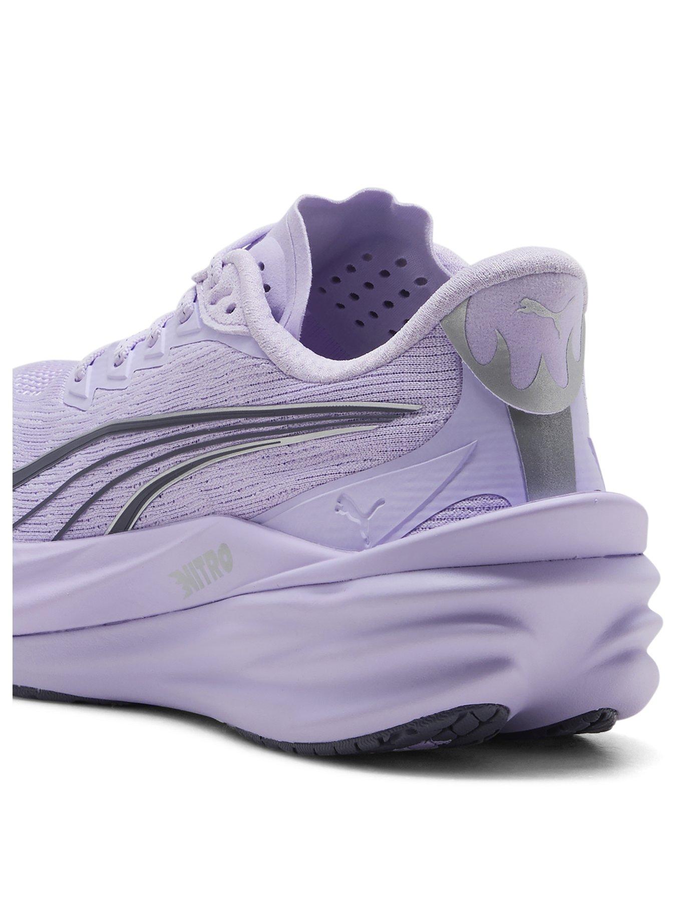 Image 3 of 4 of Puma Womens Deviate Nitro 4 Running Shoe - Purple