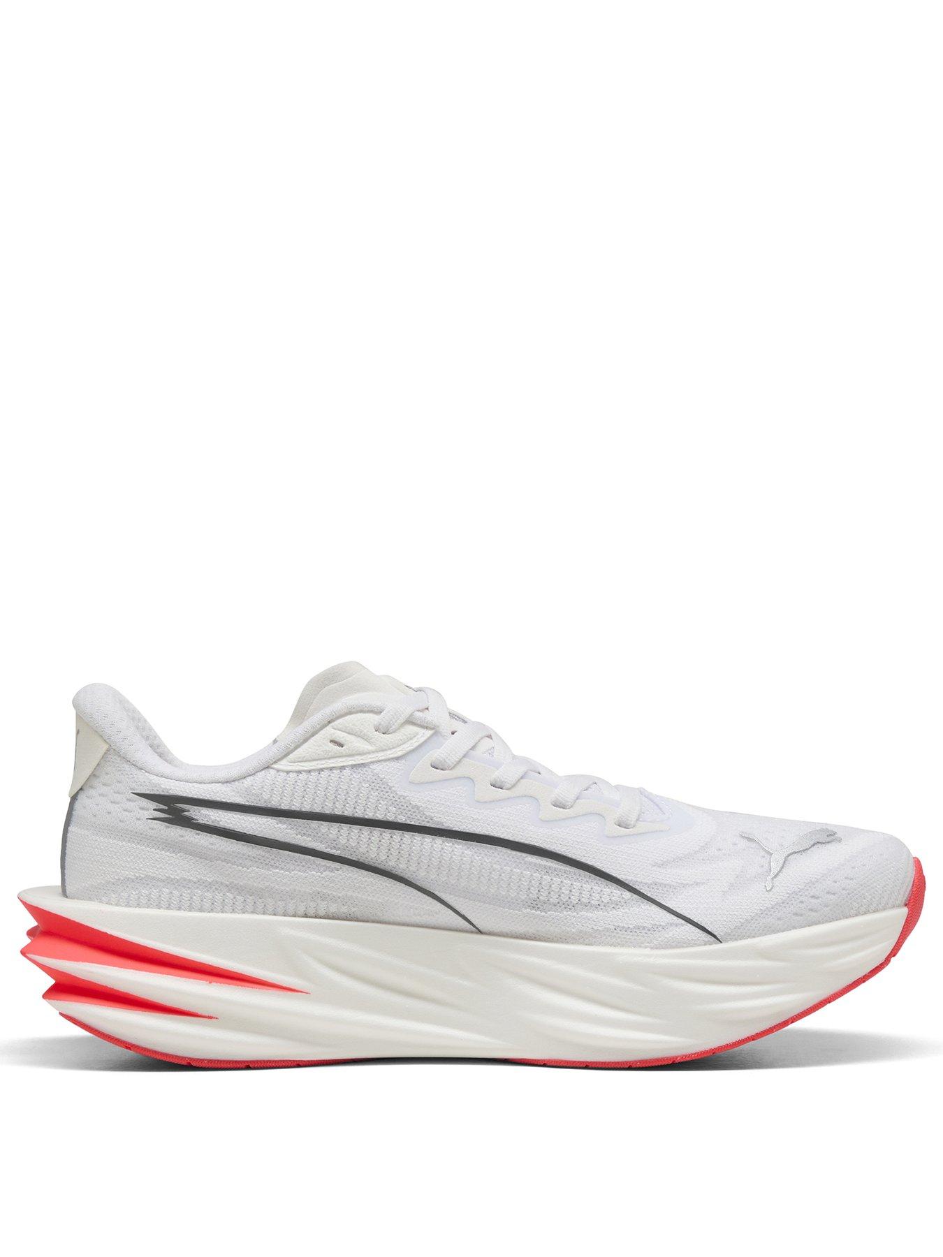 Image 2 of 6 of Puma Womens Deviate Pure Nitro Running Shoe - White