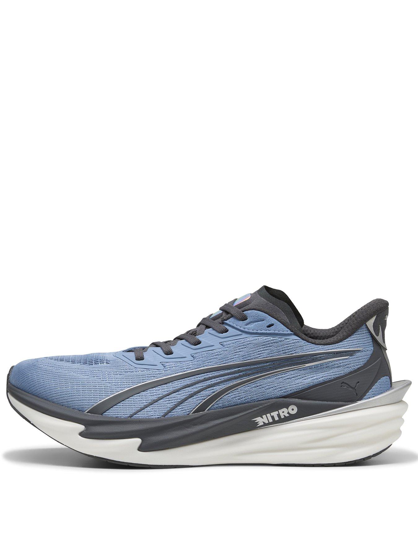 Image 1 of 4 of Puma Mens Deviate Nitro 4 Running Shoe - Blue