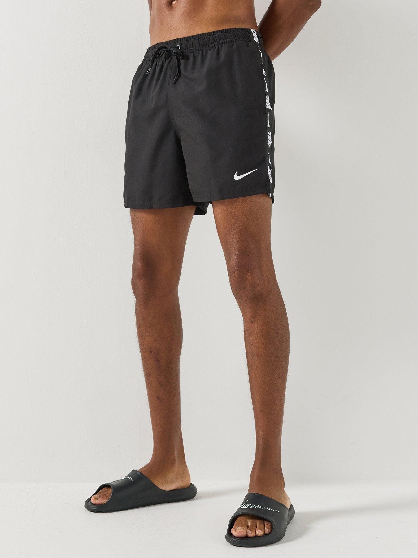 Nike Mens Swim 5 Inch Tape Volley Short, Black, Size Xl, Men - Image 2