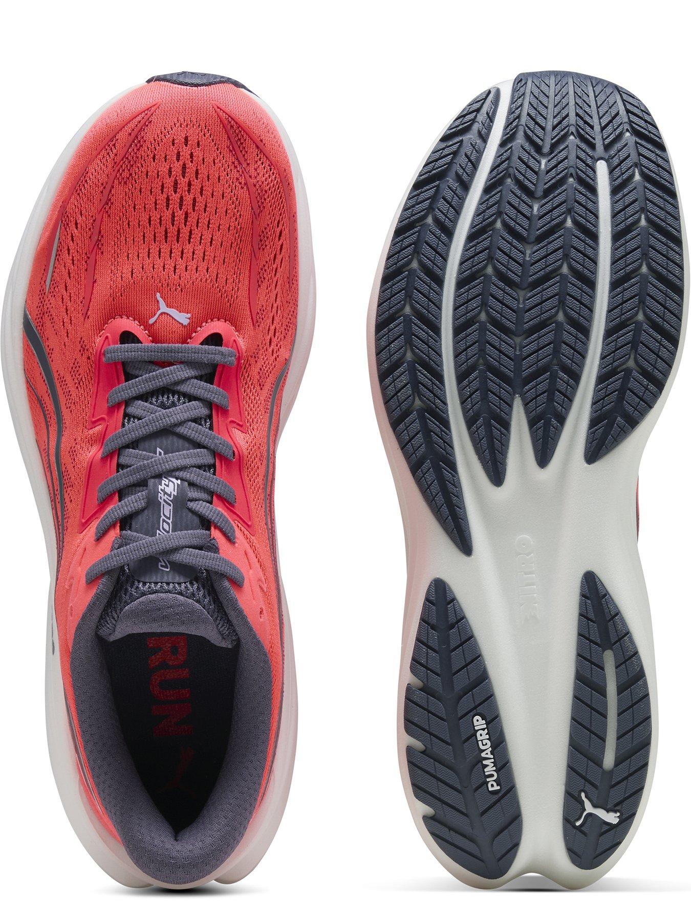 Image 4 of 5 of Puma Mens Velocity Nitro 5 Running Shoe - Red