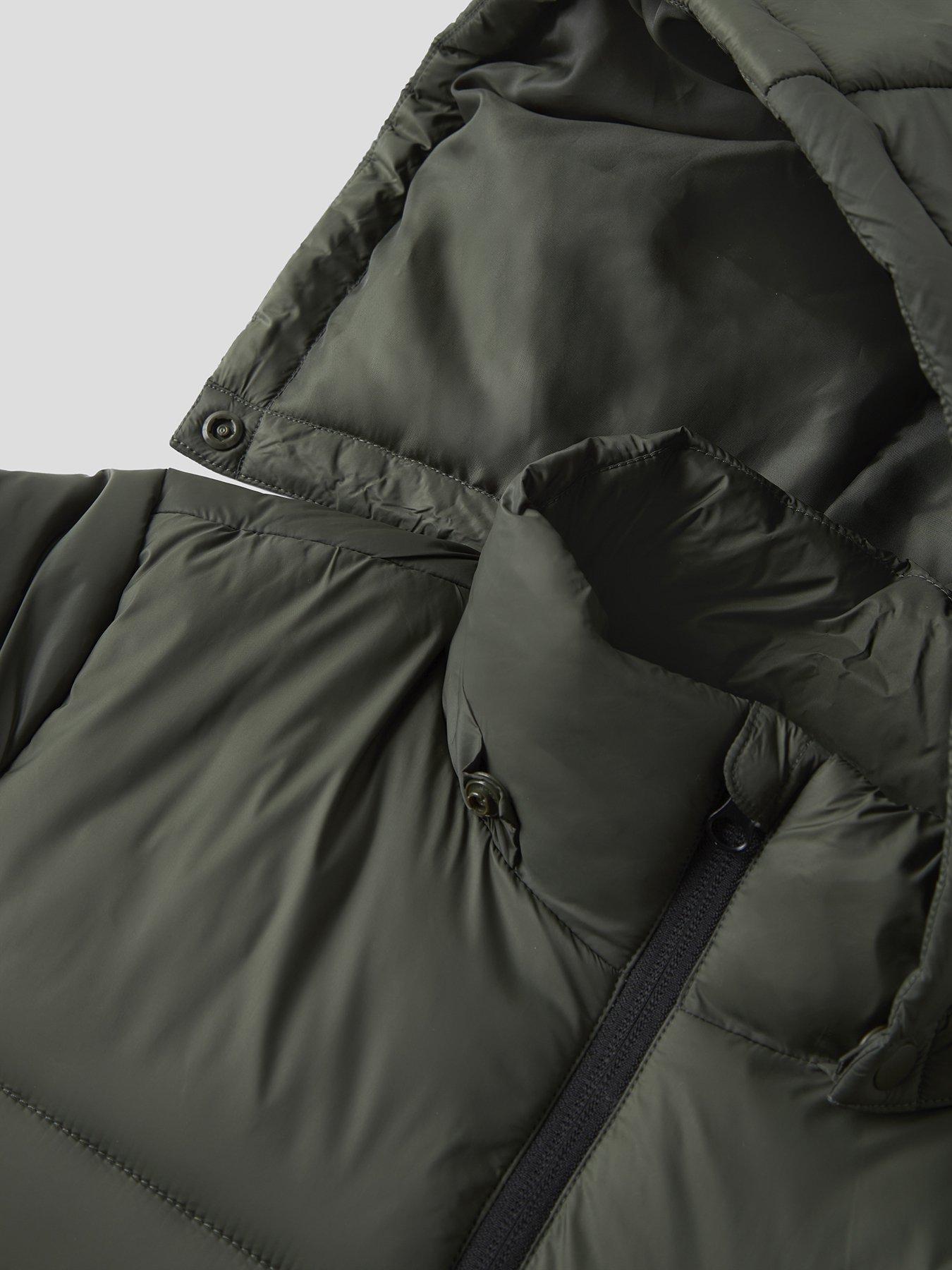 Image 5 of 6 of Name It Boys Marble Padded Jacket - Green