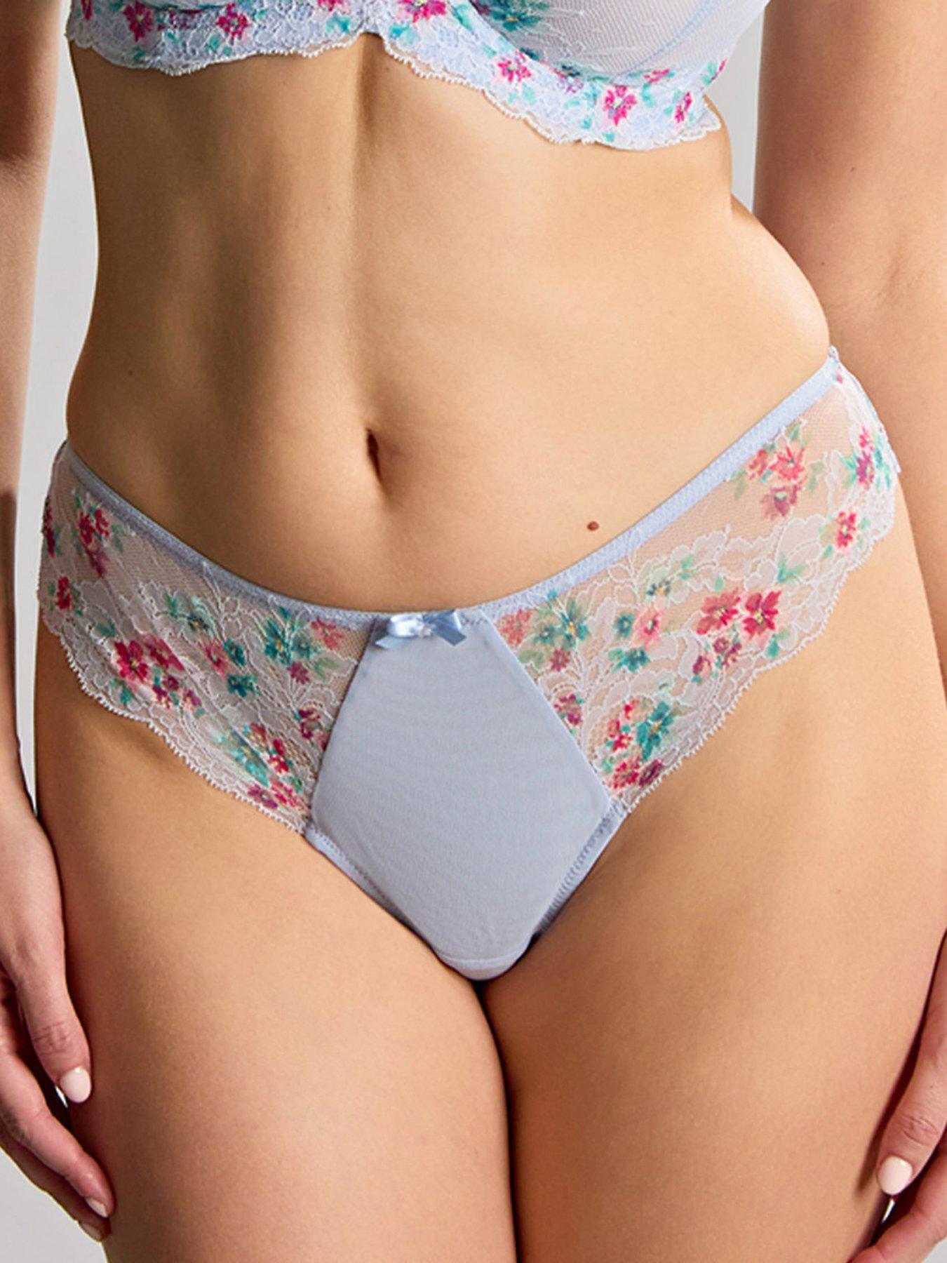 Image 1 of 6 of Panache Ana Cornflower Thong - Cornflower
