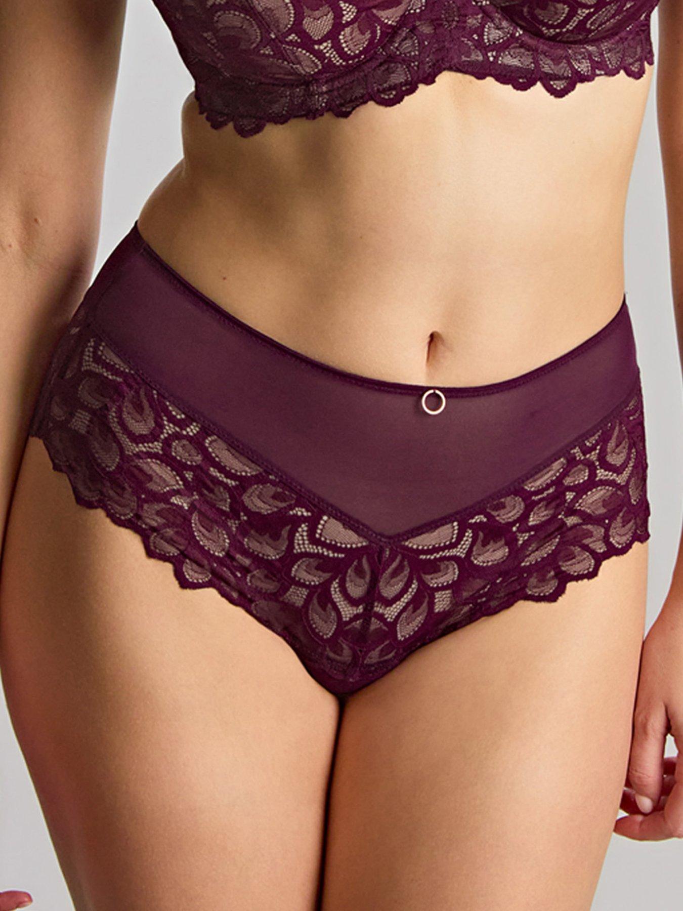 Image 1 of 6 of Panache Panache Allure Plum Deep Brief - Plum