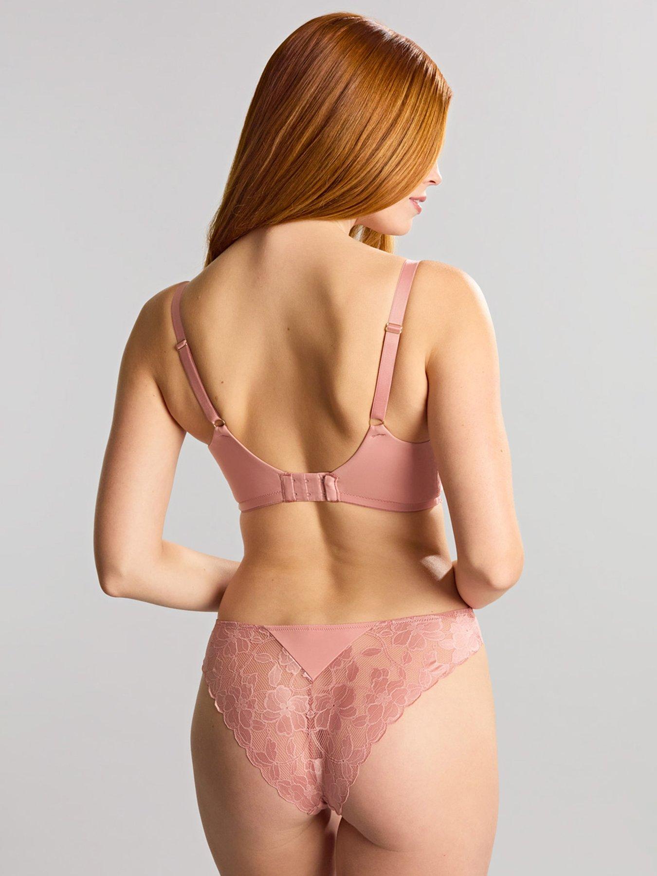 Image 4 of 6 of Panache Amour Rose Pink Brazilian Brief - Rose Pink