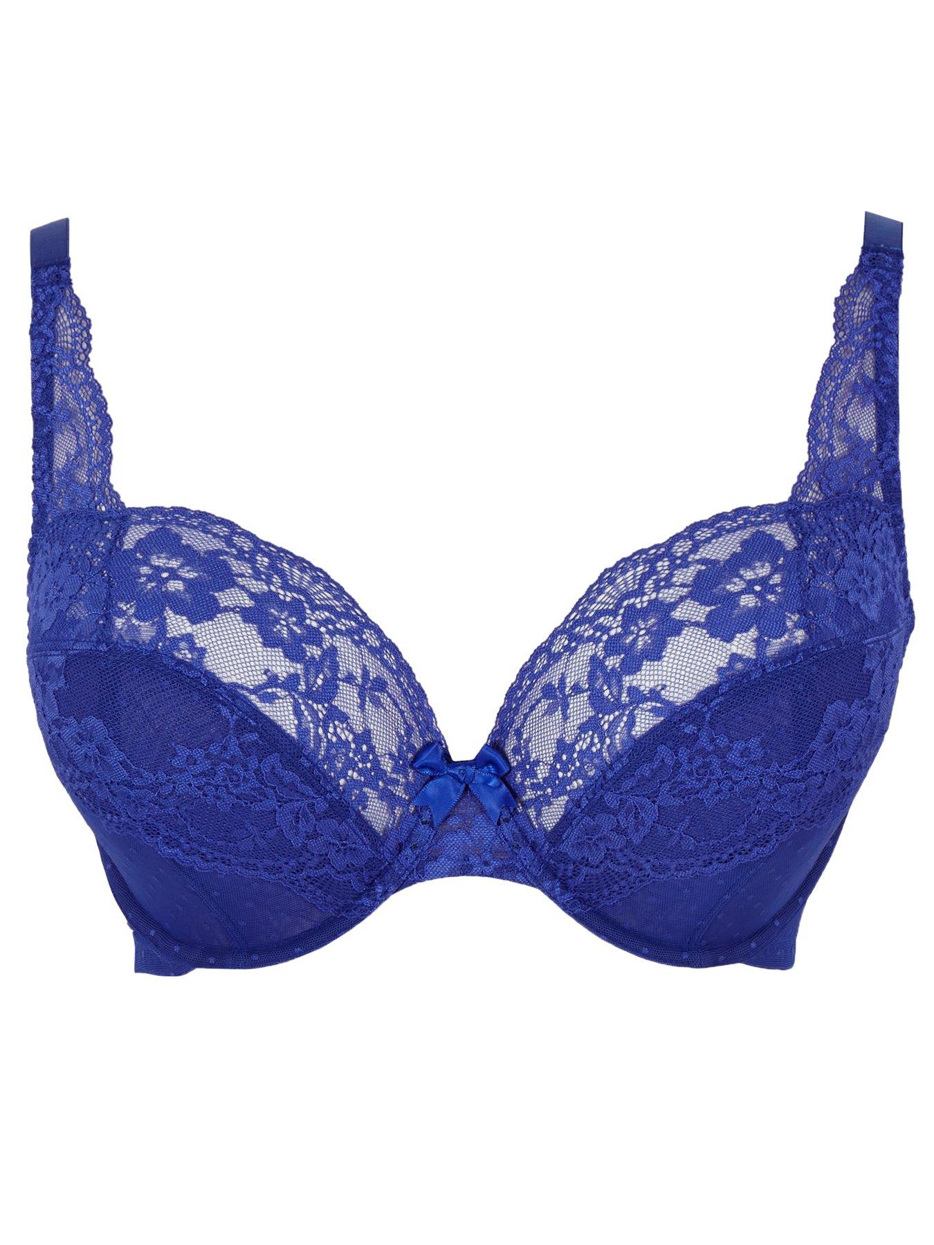 Image 6 of 6 of Panache Heidi Plunge Indigo Underwired Bra - Indigo