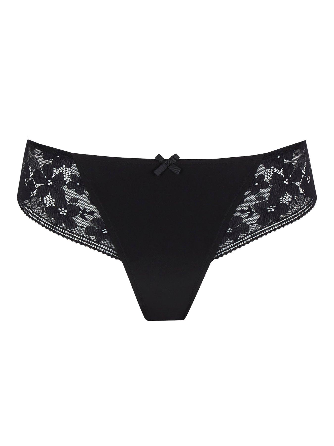 Image 6 of 6 of Panache Celeste Black Brazilian Brief - Black